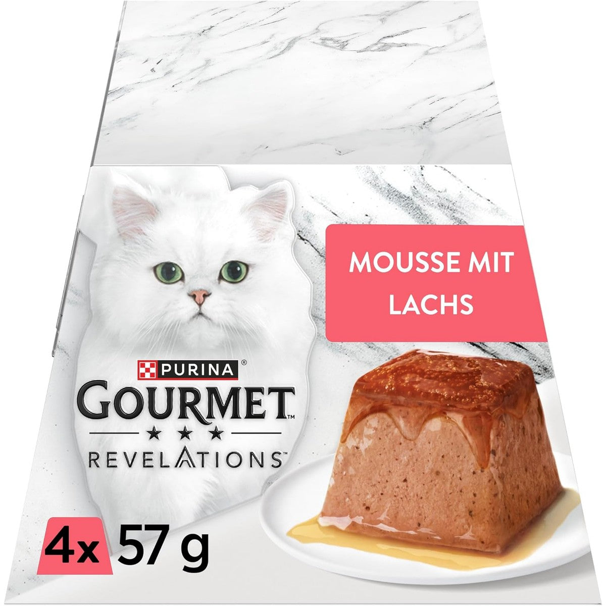 Gourmet Revelations Mousse natvoer kattenvoer zalm 24 x 57 g