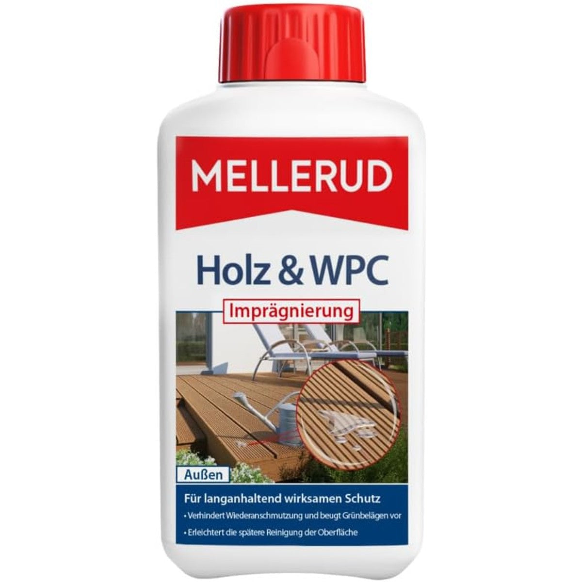 Mellerud Hout & WPC impregnering 0,5 l – Mellerud
