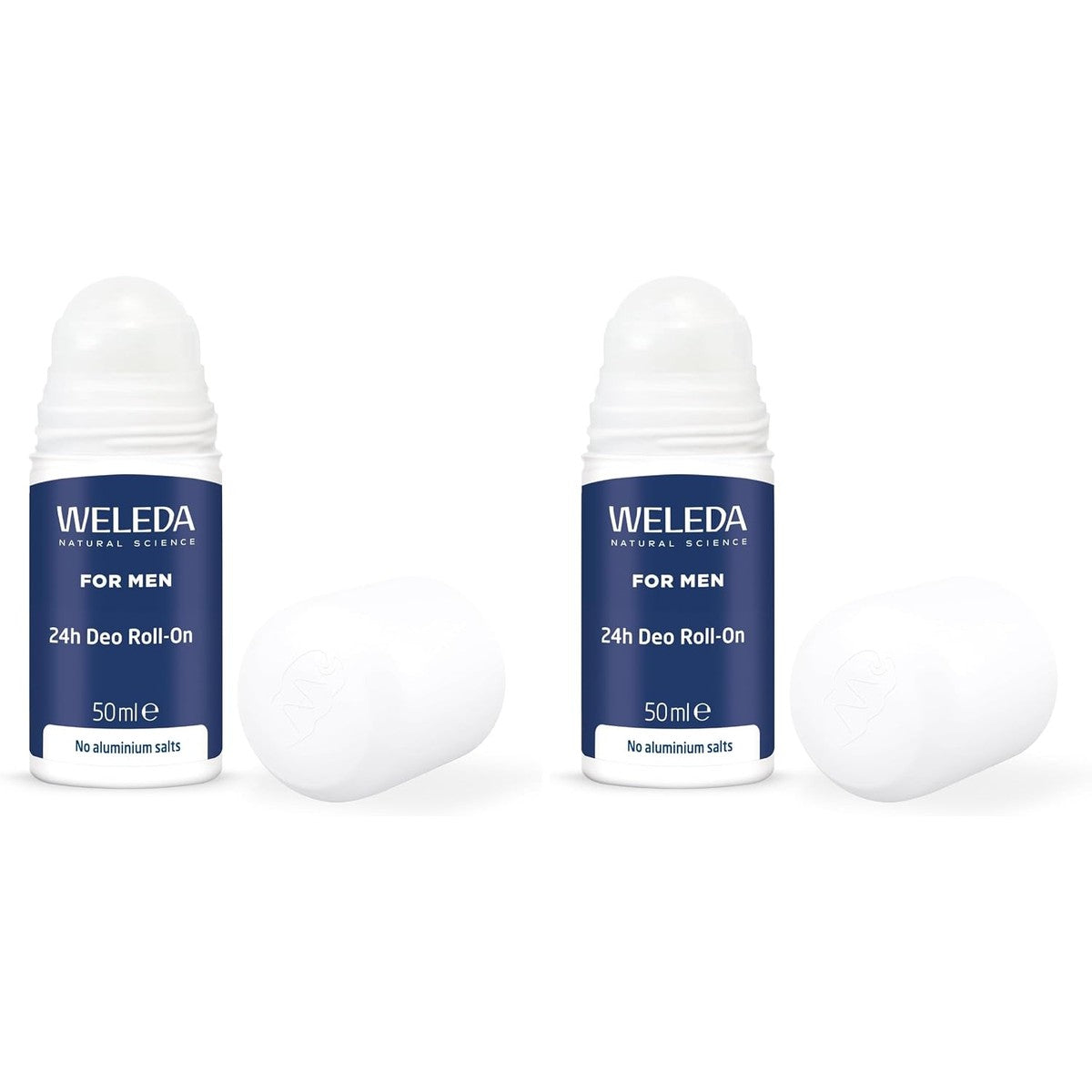 Weleda for Men 24h Deo Roll-on zonder Aluminium 2 x 50 ml