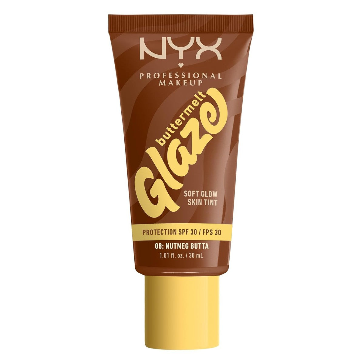 NYX PROFESSIONAL MAKEUP Buttermelt Glaze Foundation 08 Nutmeg Butta 30 ml