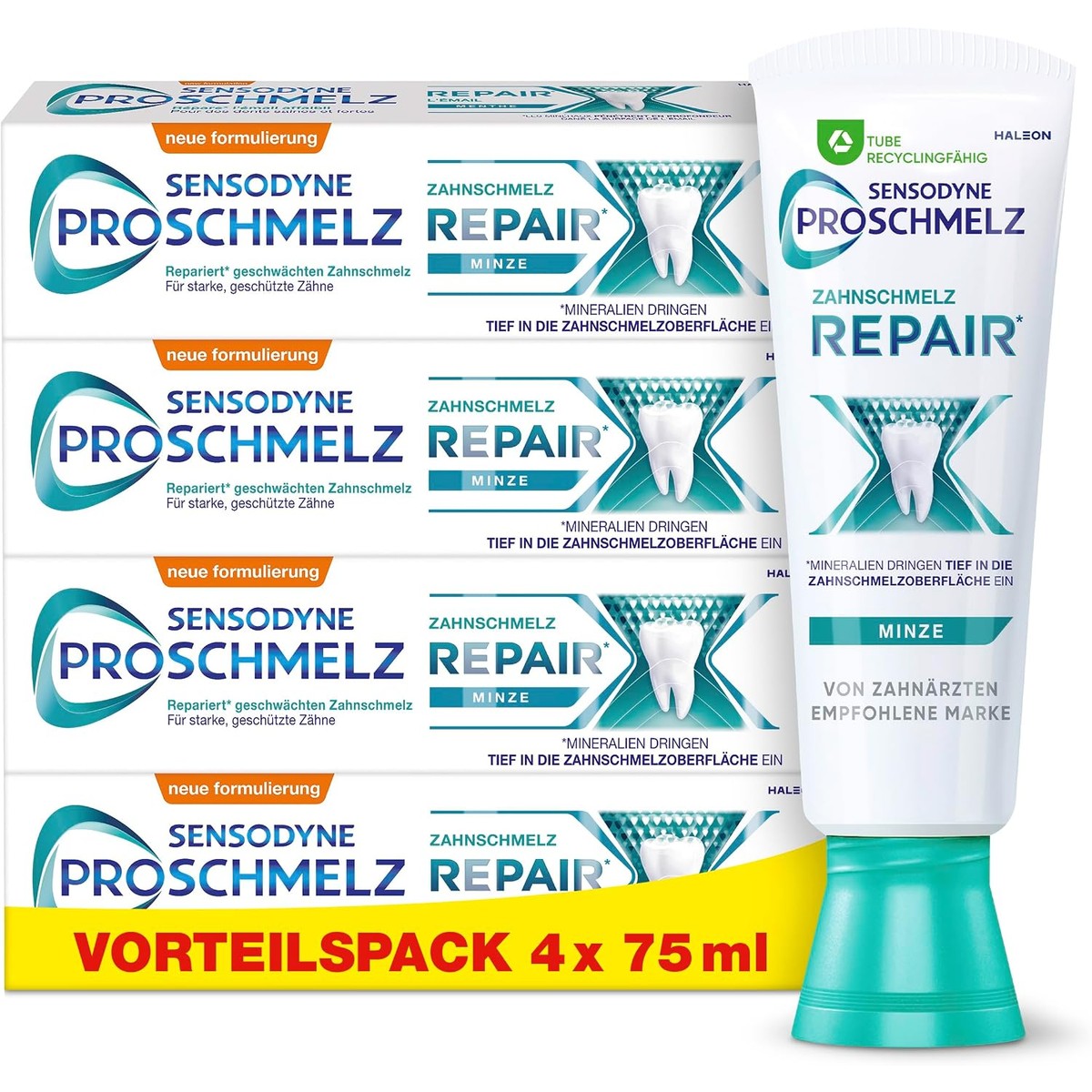 Sensodyne ProSchmelz Repair dagelijkse tandpasta 4 x 75 ml – Sensodyne