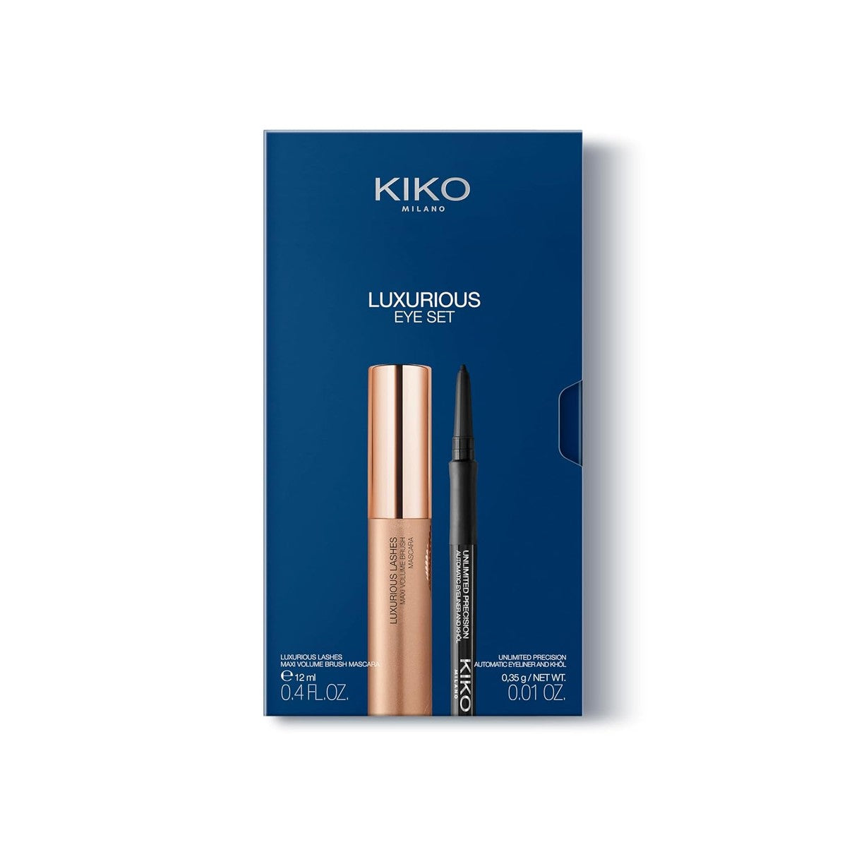 Kiko Milano Luxe Eye Set Mascara en Kajalstift