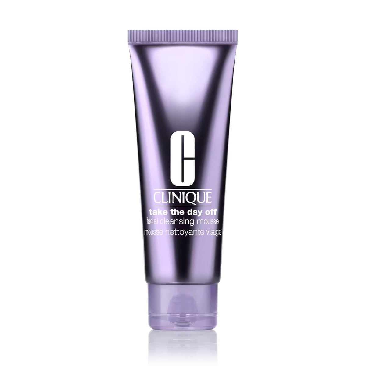 Clinique Take The Day Off™ Facial Cleansing Mousse | Verwöhnende Reinigungsmousse, die mühelos Make-up und Sonnenschutz löst, mit Hyaluronsäure und Glycerin | seidig + gründlich, 125 ml