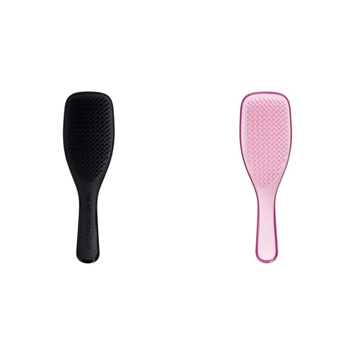 Tangle Teezer - Wet Detangler Raspberry Rouge | Een haarborstel voor nat haar met platte handgreep & Wet Detangler Midnight Black, een haarborstel voor nat haar met platte handgreep voor ideale grip – Tangle Teezer