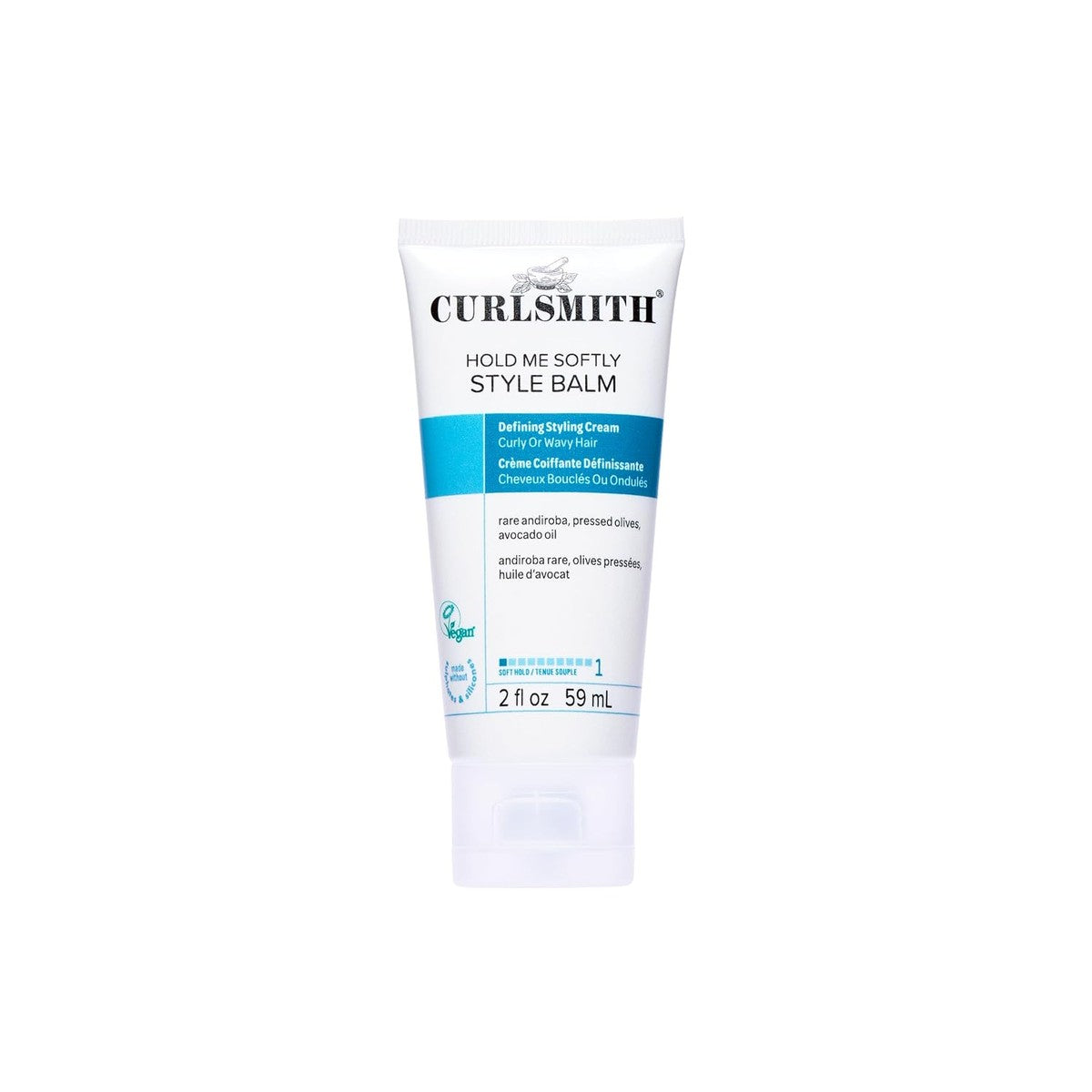 Curlsmith Hold Me Softly Style Balsem – natuurlijke stylingcrème voor golvend en krullend haar