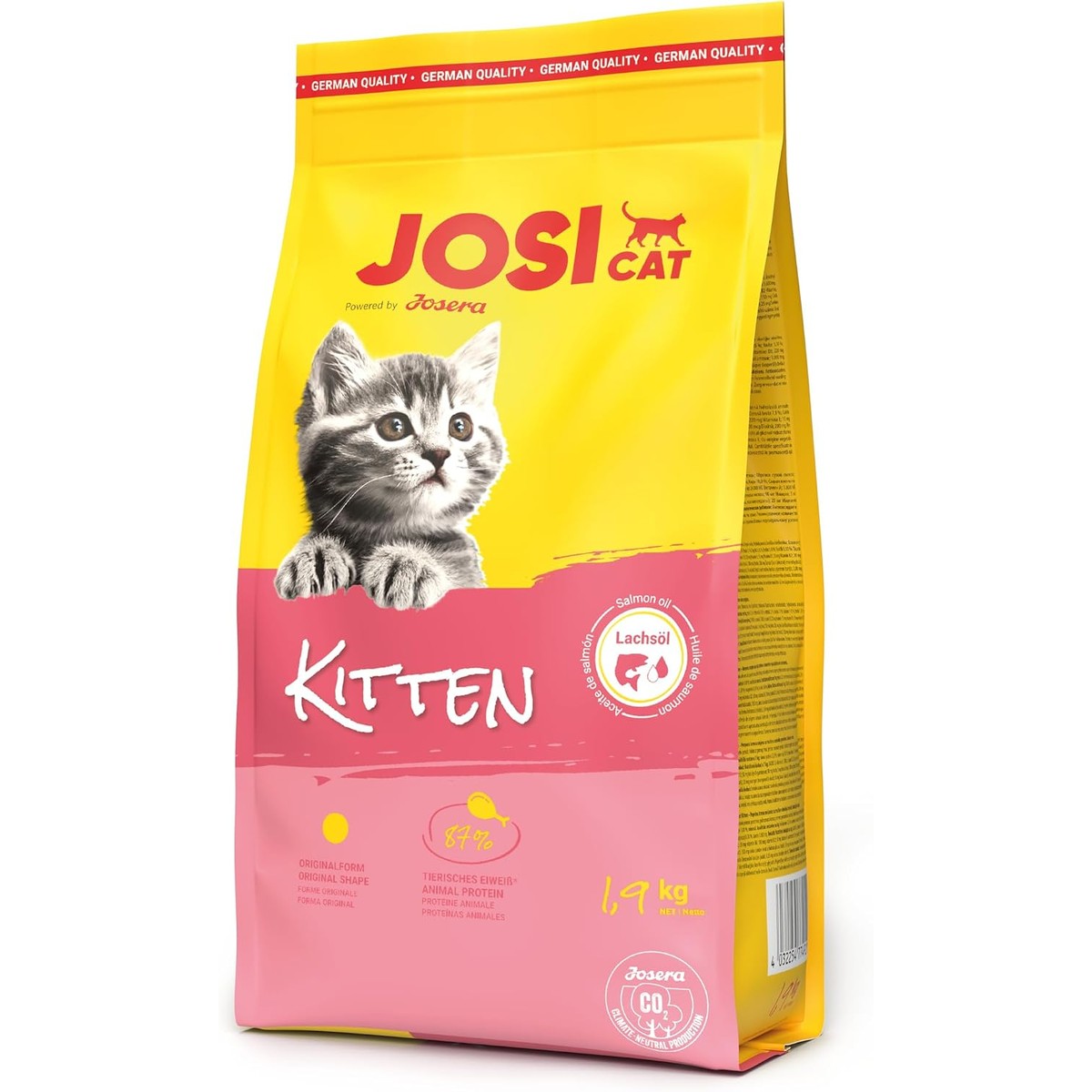 JosiCat Kitten droogvoer kat gevogelte 1,9 kg