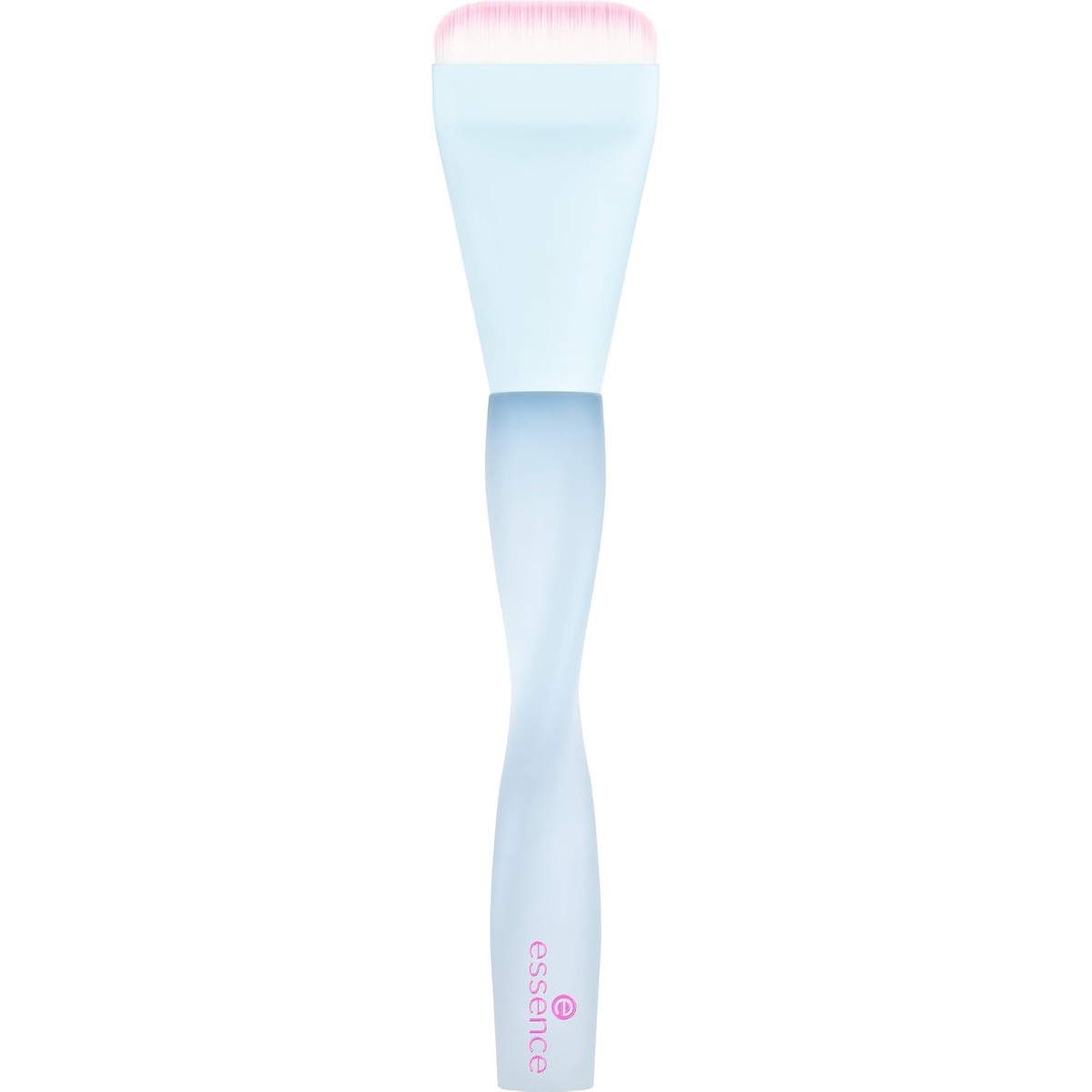 essence GLIMMER IN A BUBBLE glazen huidborstel borstel nr. 01 blauw 1 stuk | Glas-huidkwast, vloeibare texturen, gladde, onberispelijke afwerking – Essence Cosmetics