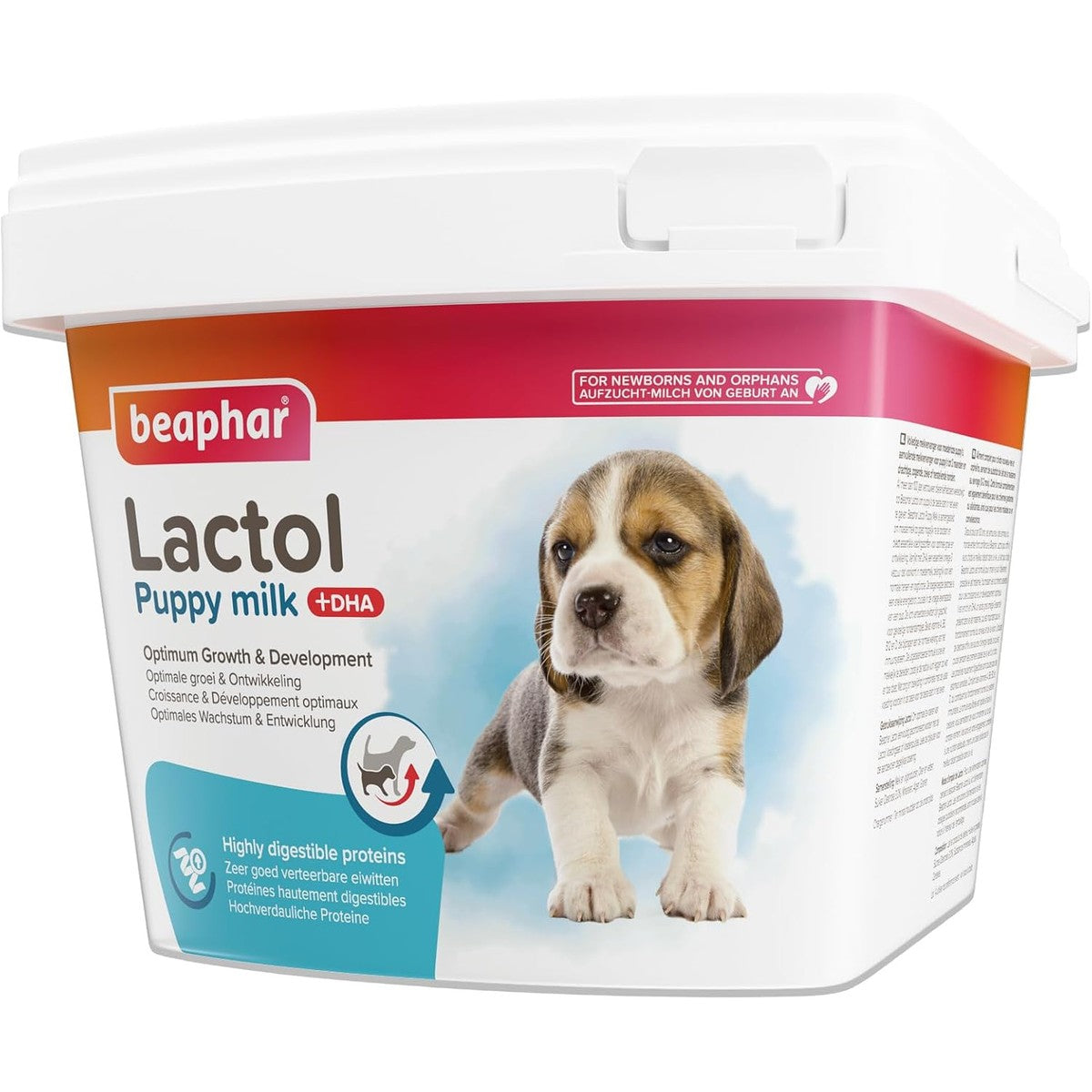 BEAPHAR - Lactol kweekmelk - voor hondenpuppy's - vanaf de geboorte - moedermelkvervanger met DHA, vitaminen en mineralen - ondersteunt gezonde opvoeding en versterking - 1 kg – beaphar