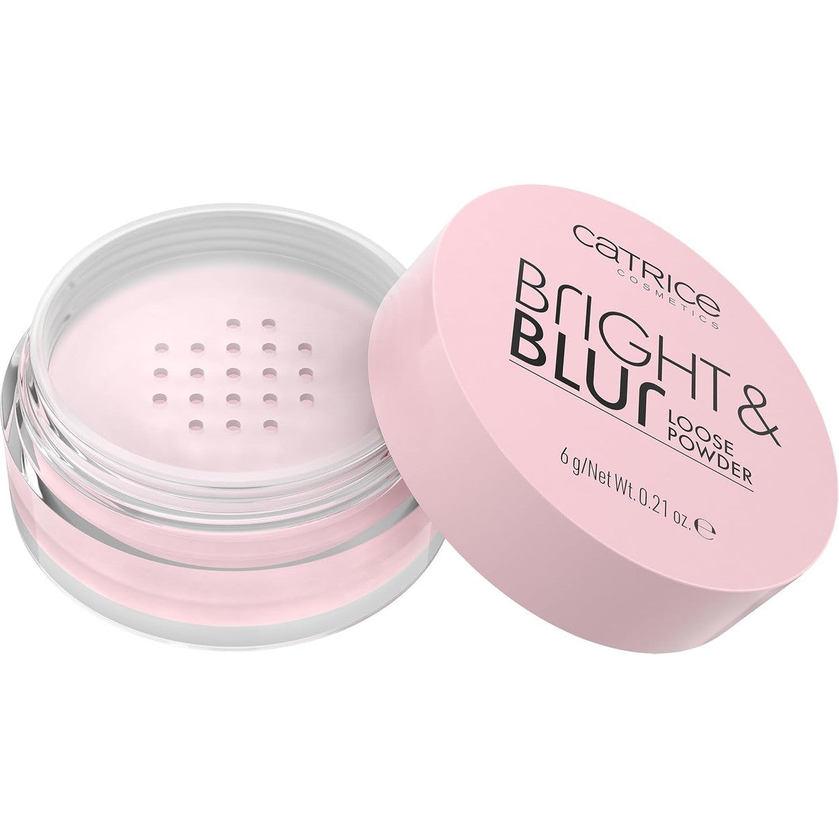 Catrice Bright & Blur Loose Powder, nr. 010, roze, helderder, zachtmakend, natuurlijk, voor de droge huid, veganistisch, zonder alcohol, zonder conserveringsmiddelen, zonder parabenen, per stuk – Catrice Cosmetics