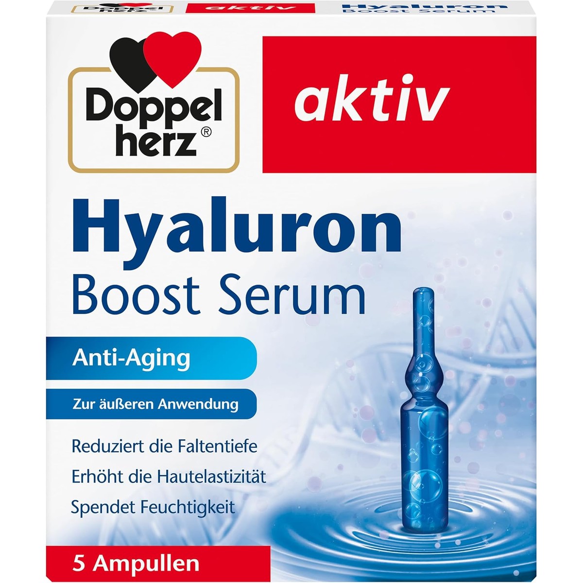 Doppelherz Hyaluron Boost Serum, anti-aging – Doppelherz