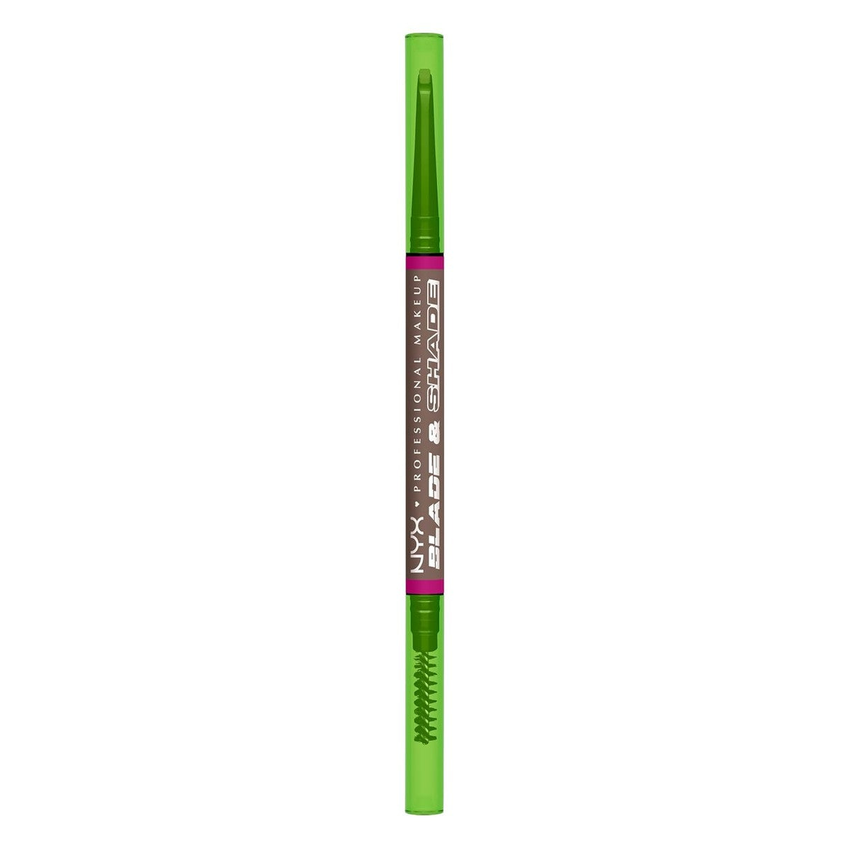 NYX Professional Makeup Wenkbrauwstift, met dubbelzijdige punt voor het definiëren van de wenkbrauwen, tot 16 uur veegvast en kleurecht, veganistische formule, Blade & Shade Nano, kleur: Cool Ash – NYX PROFESSIONAL MAKEUP