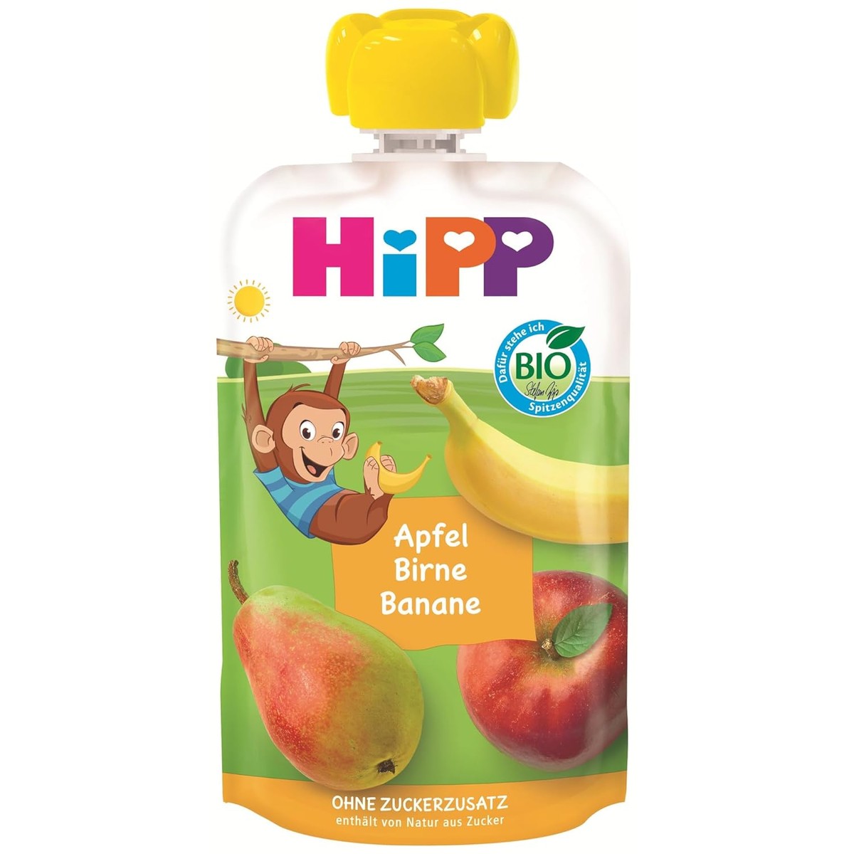 HiPP Biologische appel, peer, banaan 8 x 100 g – HiPP