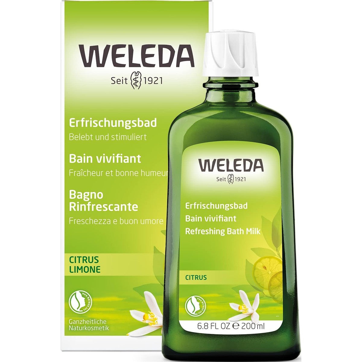 Weleda Bio Citrus Verfrissingsbad 200 ml Bad-essence