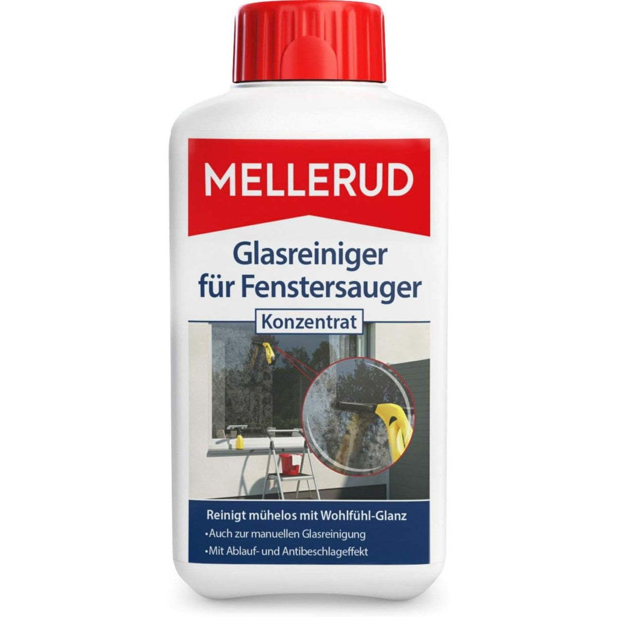 Mellerud Glasreiniger voor raamzuiger concentraat 0,5 l – Mellerud