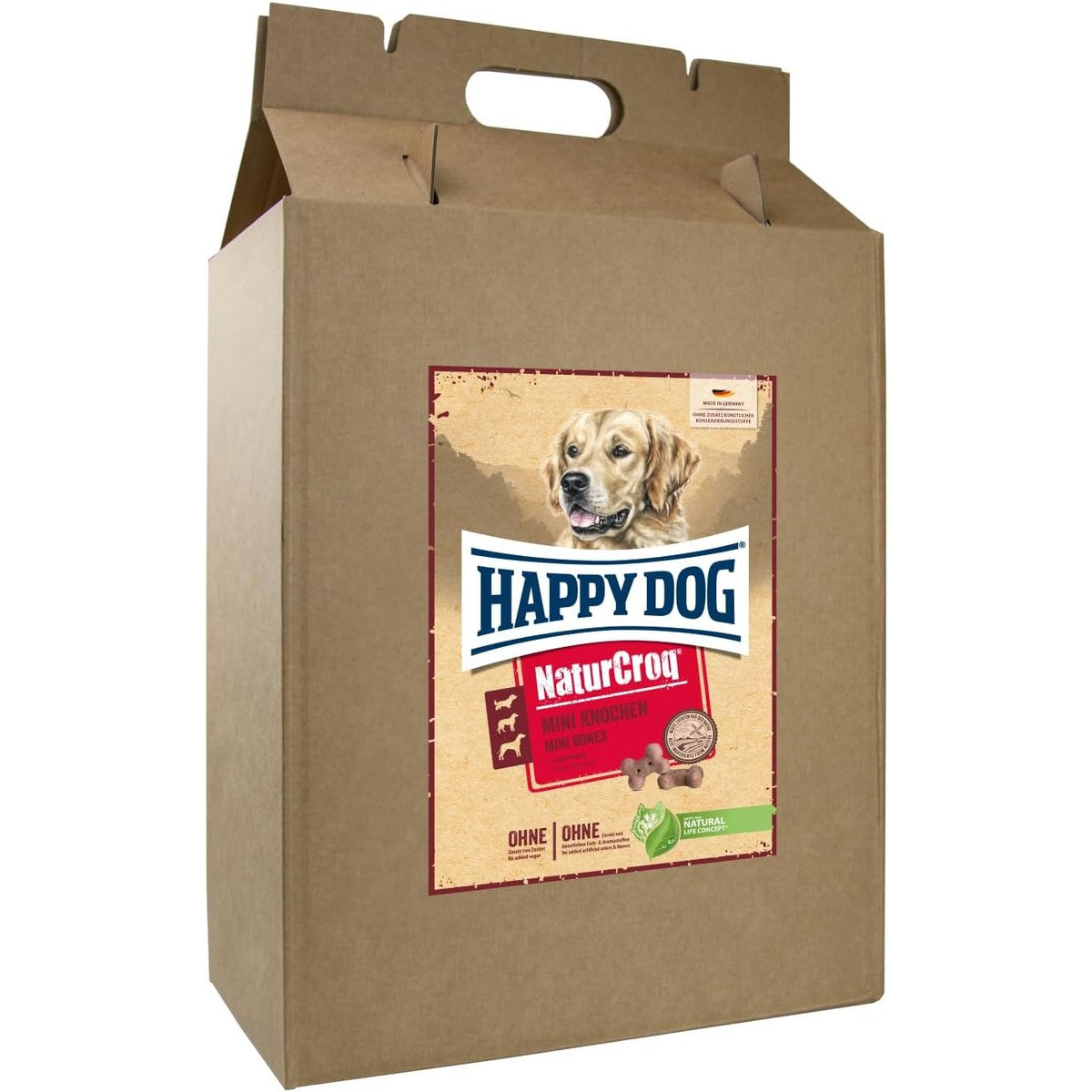Happy Dog NaturCroq Mini bot met kip, 5 kg – Happy Dog