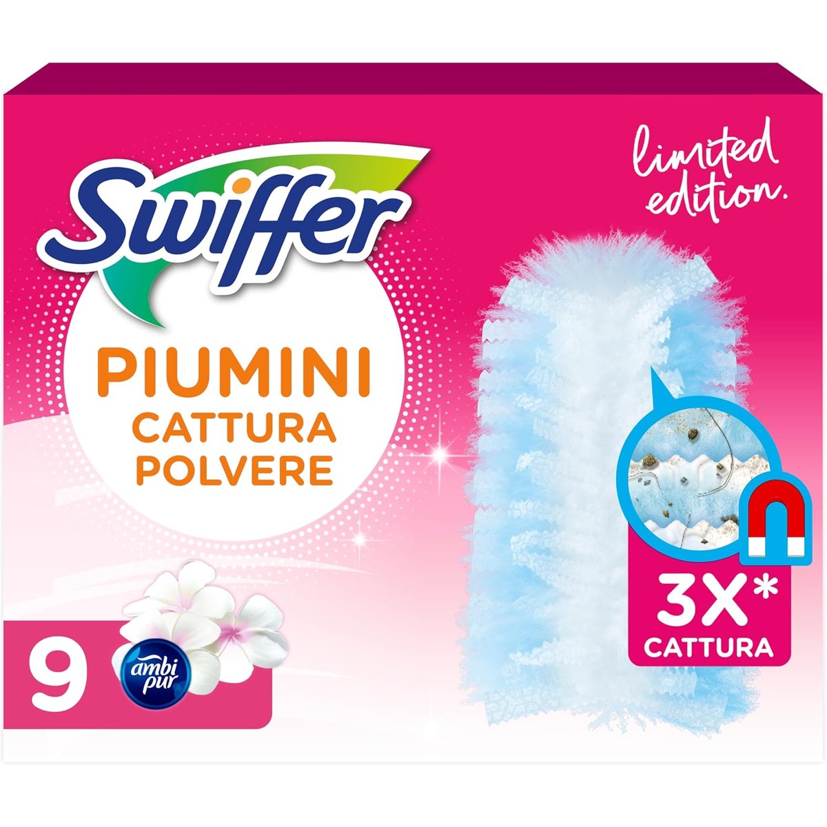 Swiffer Duster plumeau navullingen 9 stuks roze maxi – Swiffer