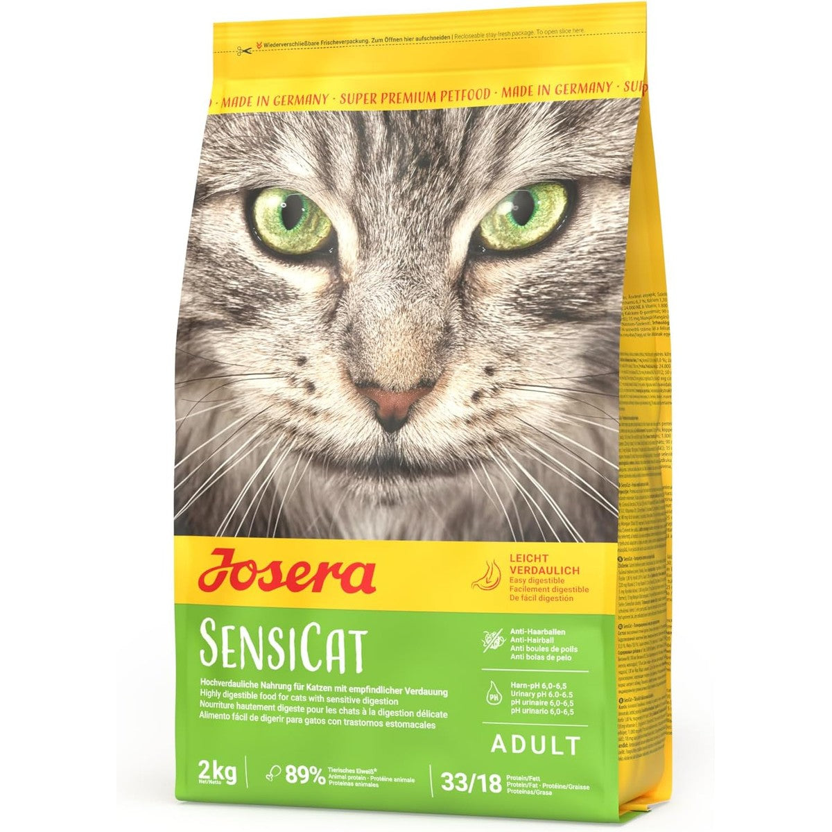 Josera SensiCat droogvoer kat gevogelte & rijst