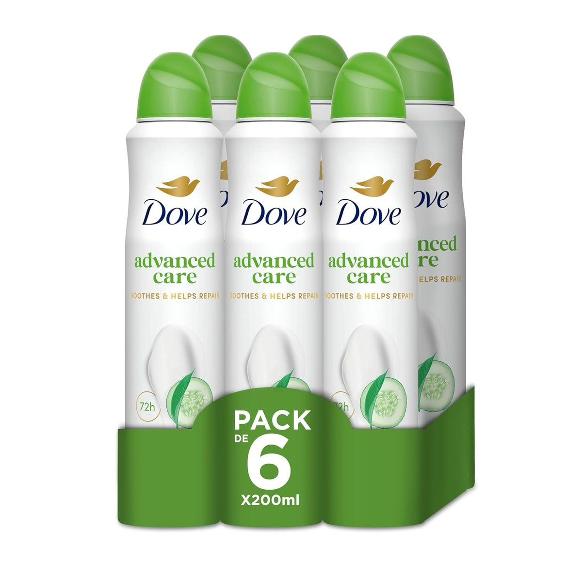 Dove Advanced Care Deo Pepino Protection 72 uur spray 200 ml, 6-pack – Dove