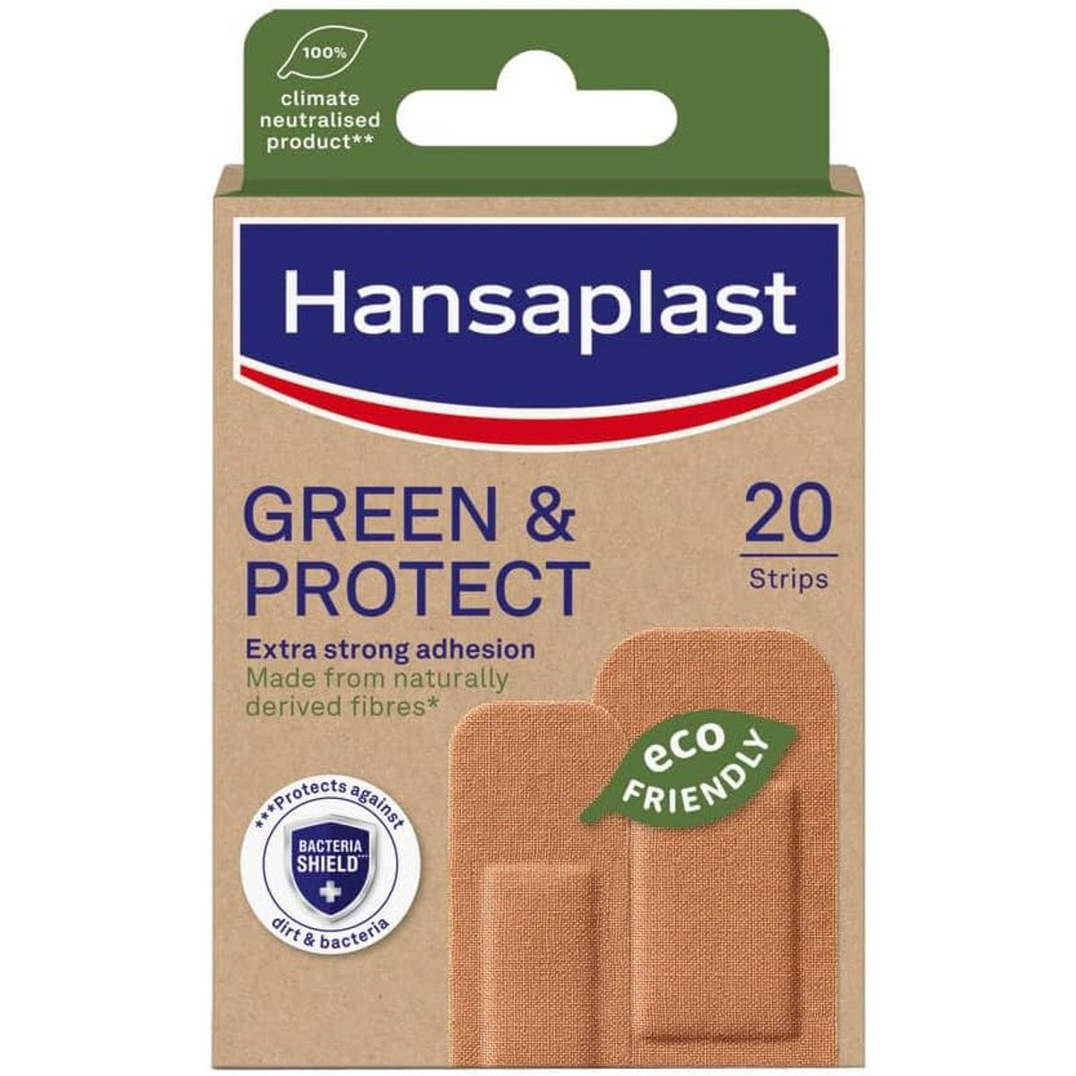 Hansaplast Green & Protect 20 stuks – Elastoplast