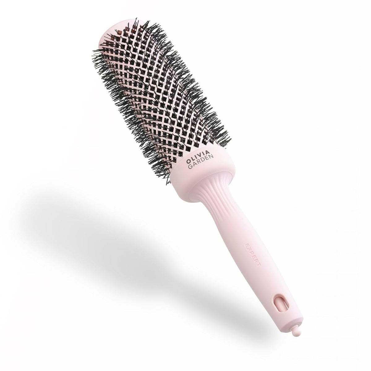 Olivia Garden Expert Blowout Speed - Pastelroze - 35 - Keramische ronde borstel met extra lange barrel voor 25% snellere blowouts