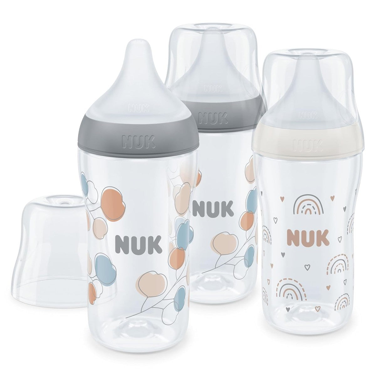 NUK Perfect Match Babyflessenset 260 ml 3 stuks – NUK