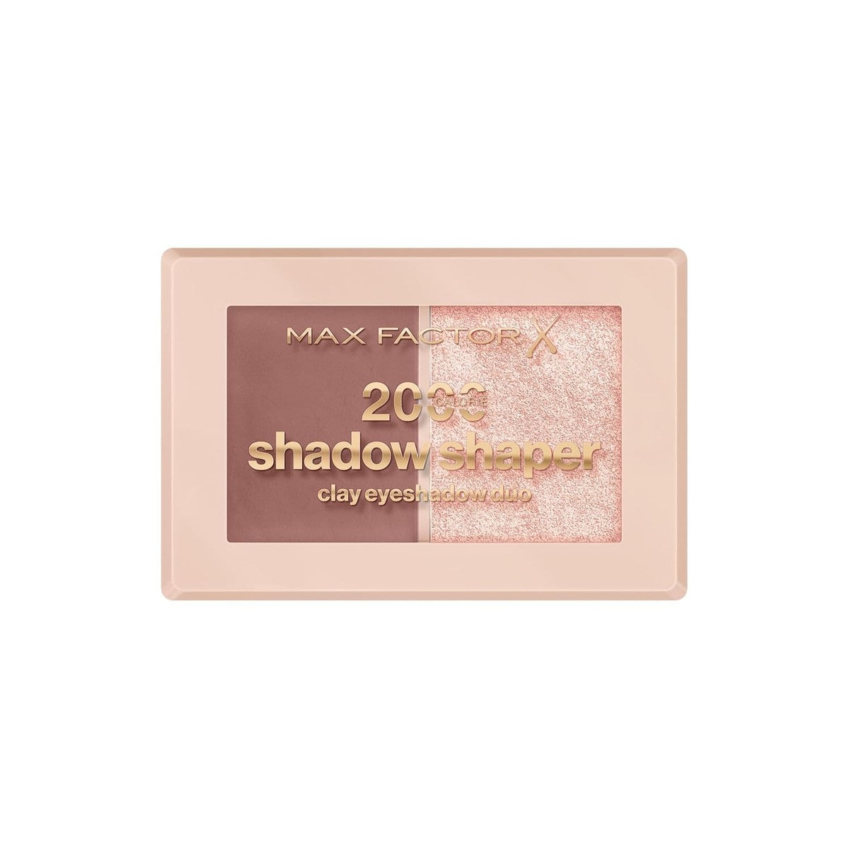Max Factor 2000 Calorie Shadow Shaper Duo Oogschaduwpalet - 010 - Clay Gleam, 4 g – Max Factor