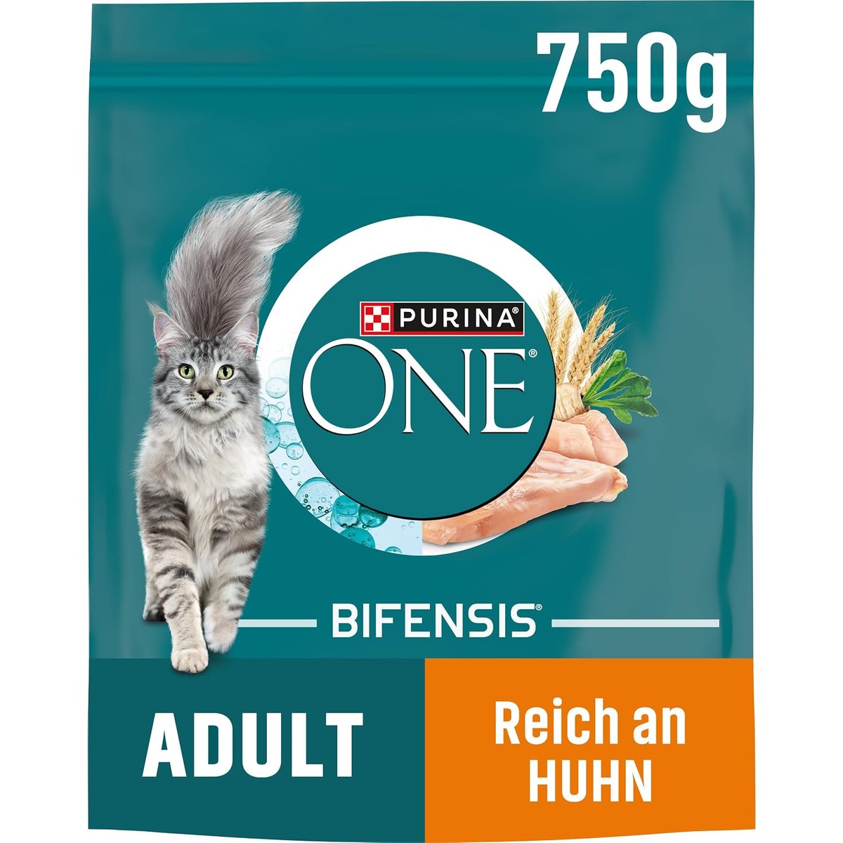 Purina One Bifensis Adult droogvoer kat kip 6 x 750 g
