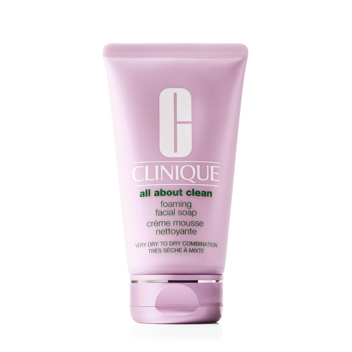 Clinique All About Clean Foaming Facial Soap | Reinigungsschaum | Reinigt sanft & spendet Feuchtigkeit | Für trockene bis sehr trockene Haut, 150 ml