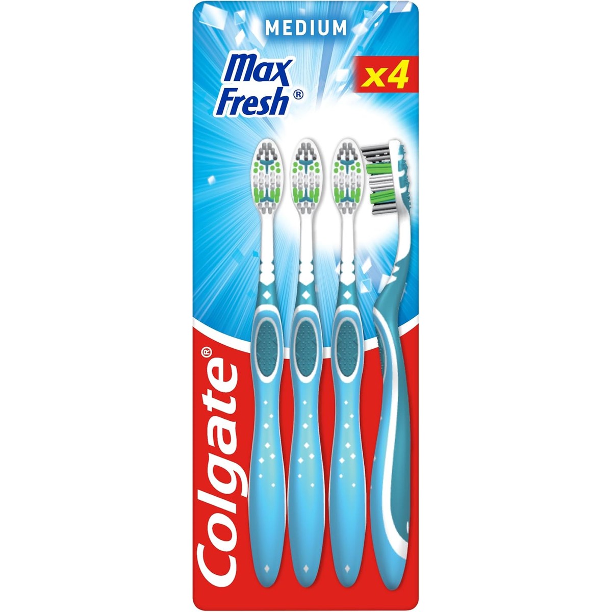 Colgate Max Fresh tandenborstels Medium 4 borstels – Colgate
