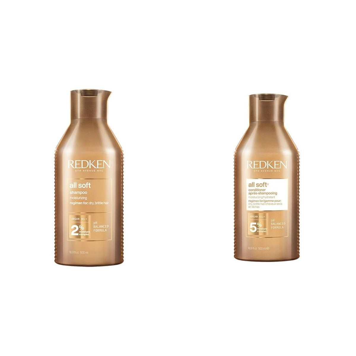 Redken All Soft Shampoo en Conditioner Dubbelpak 2 x 500 ml