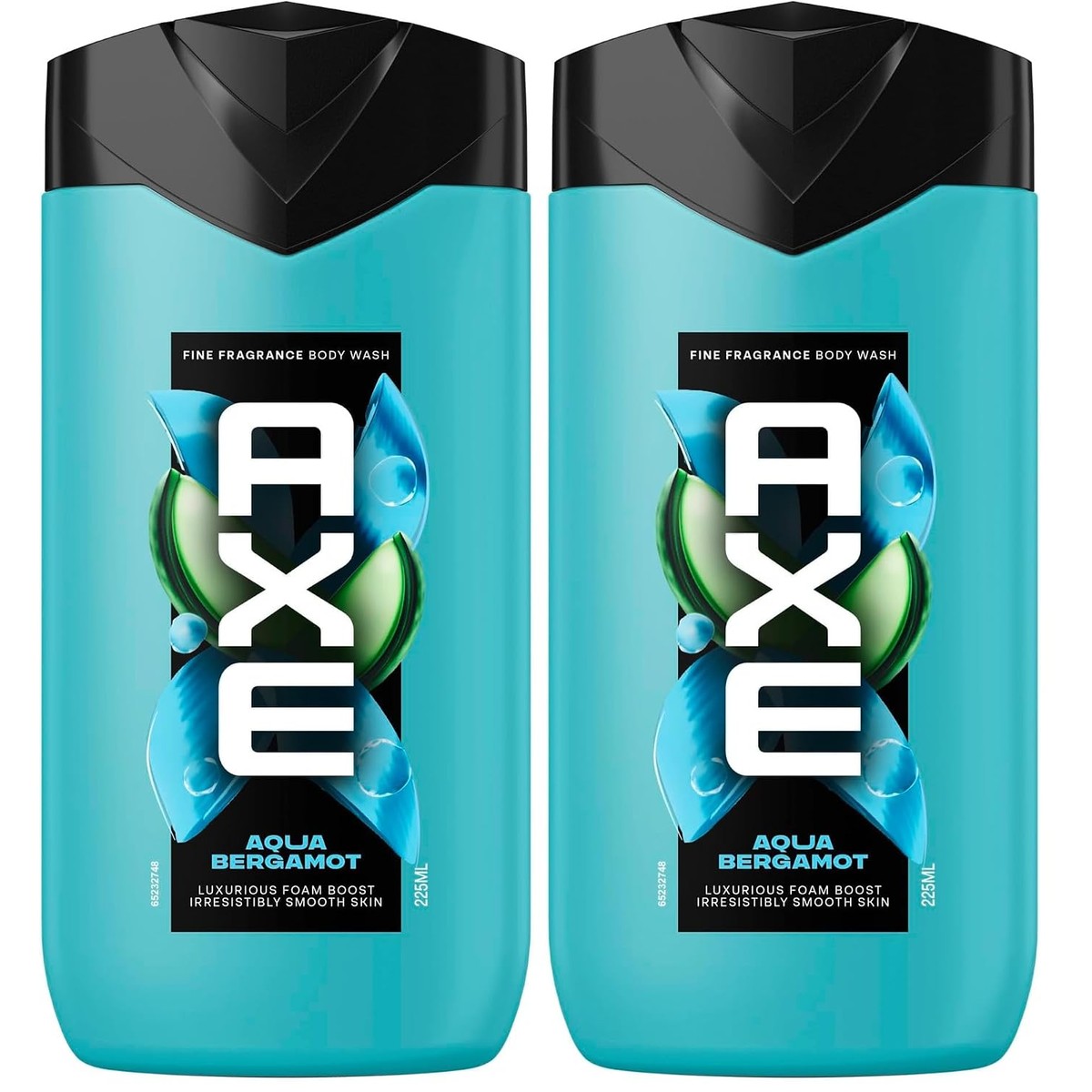 Axe Fine Fragrance Douchegel Aqua Bergamot 225 ml (2 stuks) – Axe