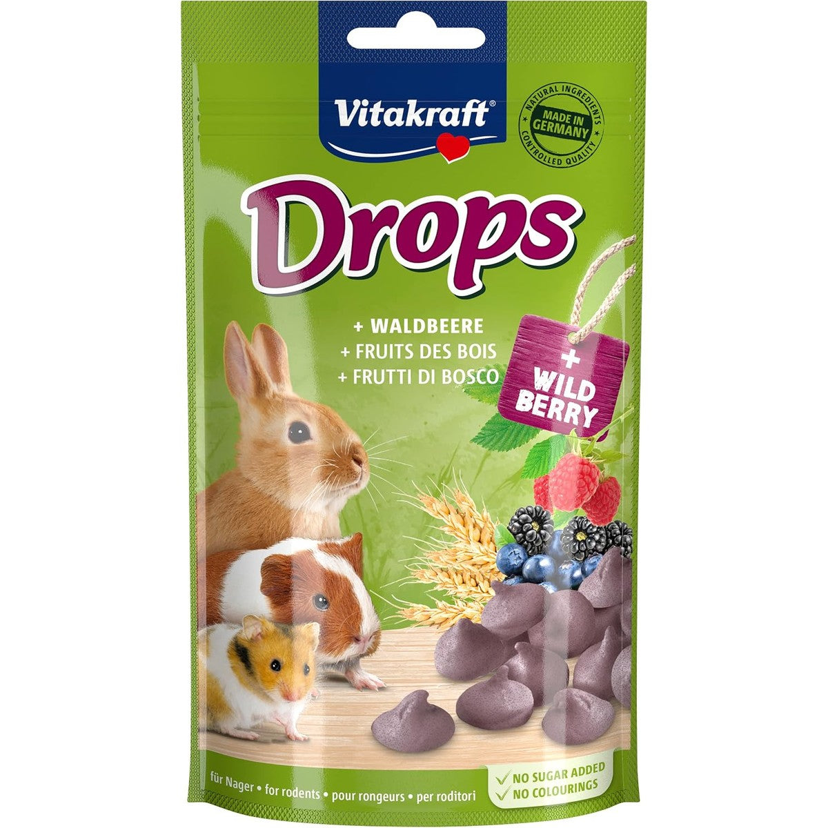 Vitakraft Nager Drops, bosbessen – Vitakraft