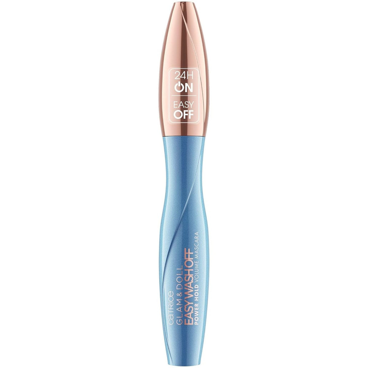 Catrice Glam & Doll Easy Wash Off Power Hold Volume Mascara, nr. 010, zwart, langdurig, volumegevend, veganistisch, zonder microplasticdeeltjes, nanodeeltjes, zonder parfum, per stuk verpakt (9 ml) – Catrice Cosmetics