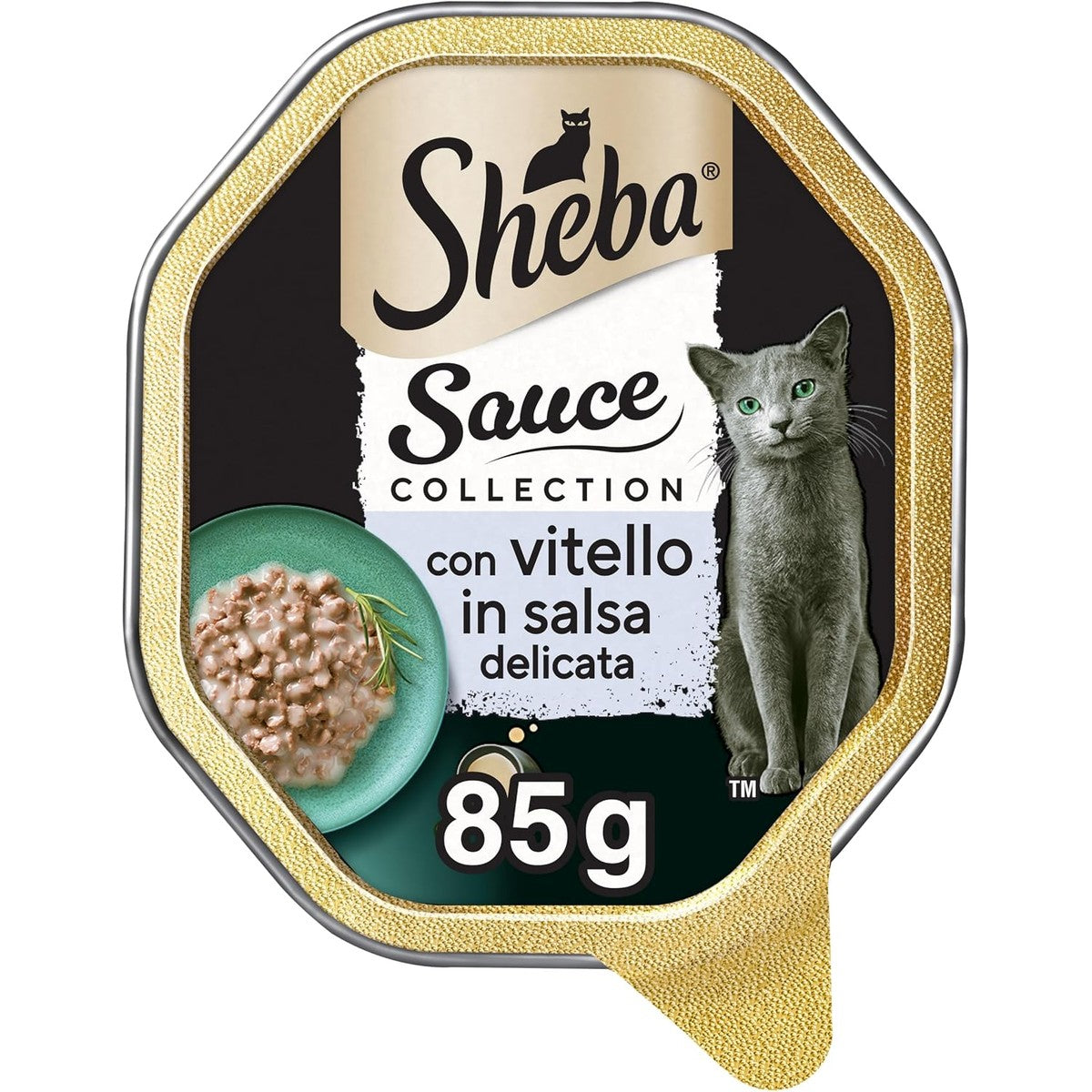 Sheba Sauce Collection natvoer kattenvoer kalf 85 g