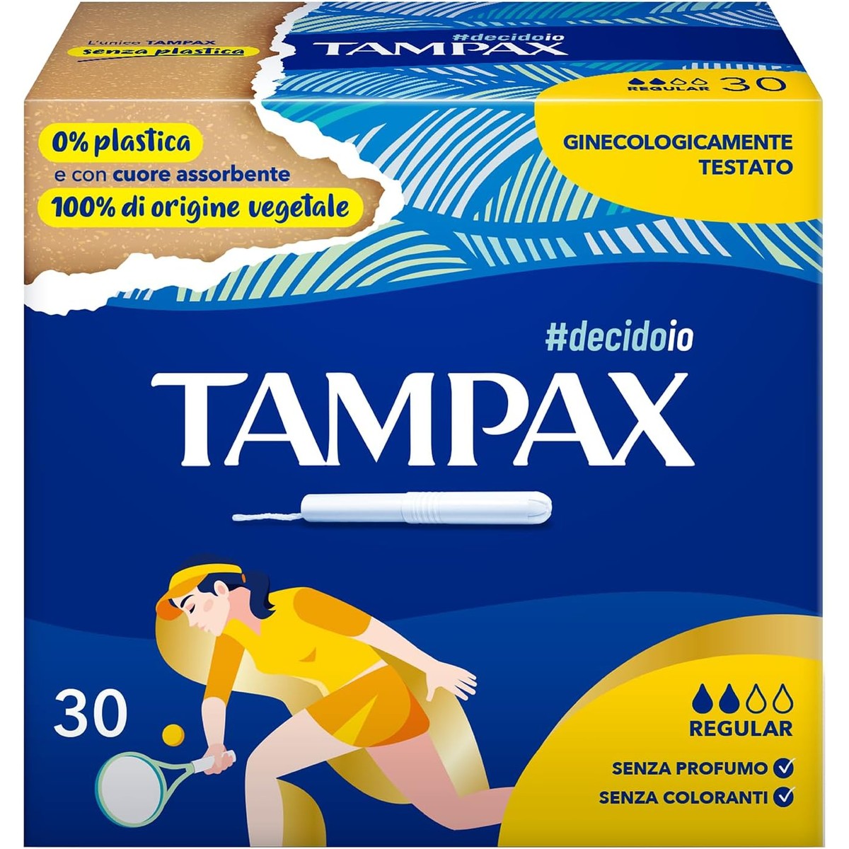 Tampax Regular tampons met applicator 30 stuks – Tampax