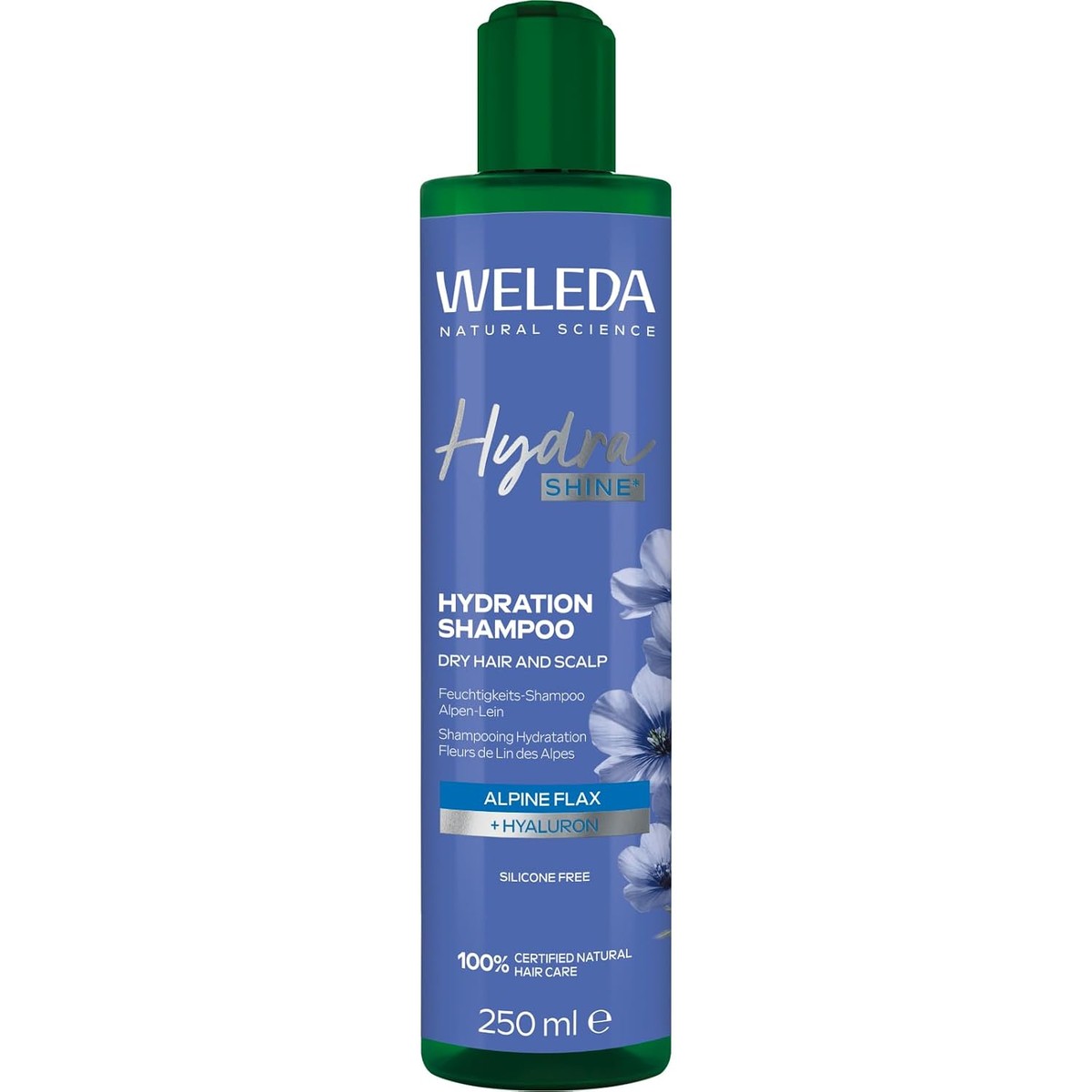 Weleda Bio Hydra Shine Vochtshampoo Droog Haar 250 ml
