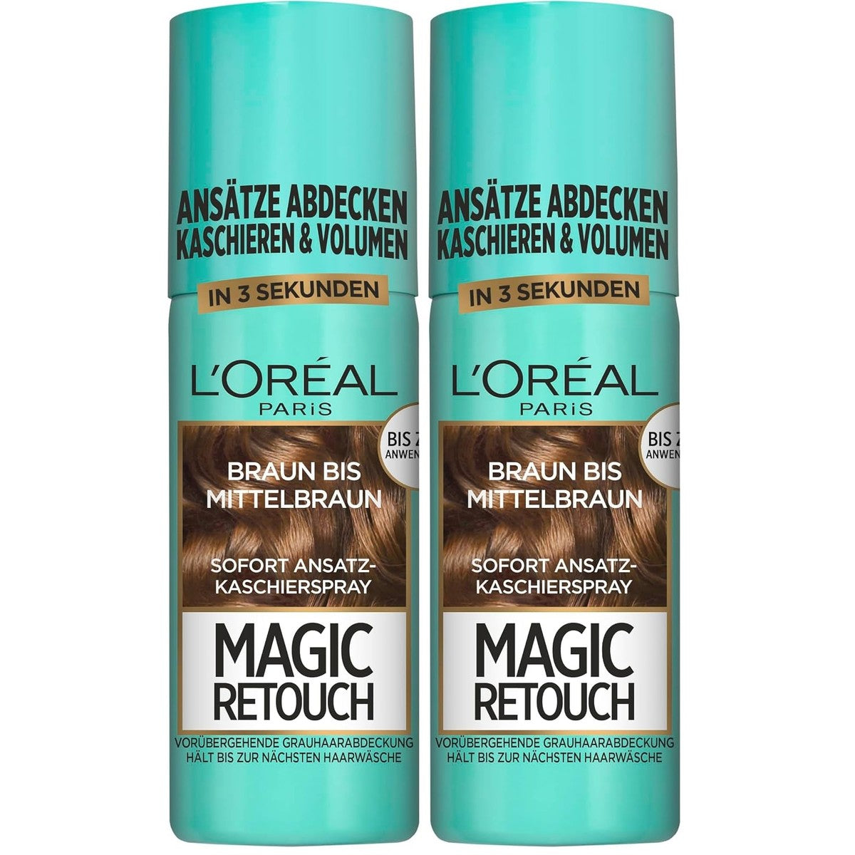 L'Oreal Paris Magic Retouch bruin tot middenbruin 2 stuks – L'Oreal Paris