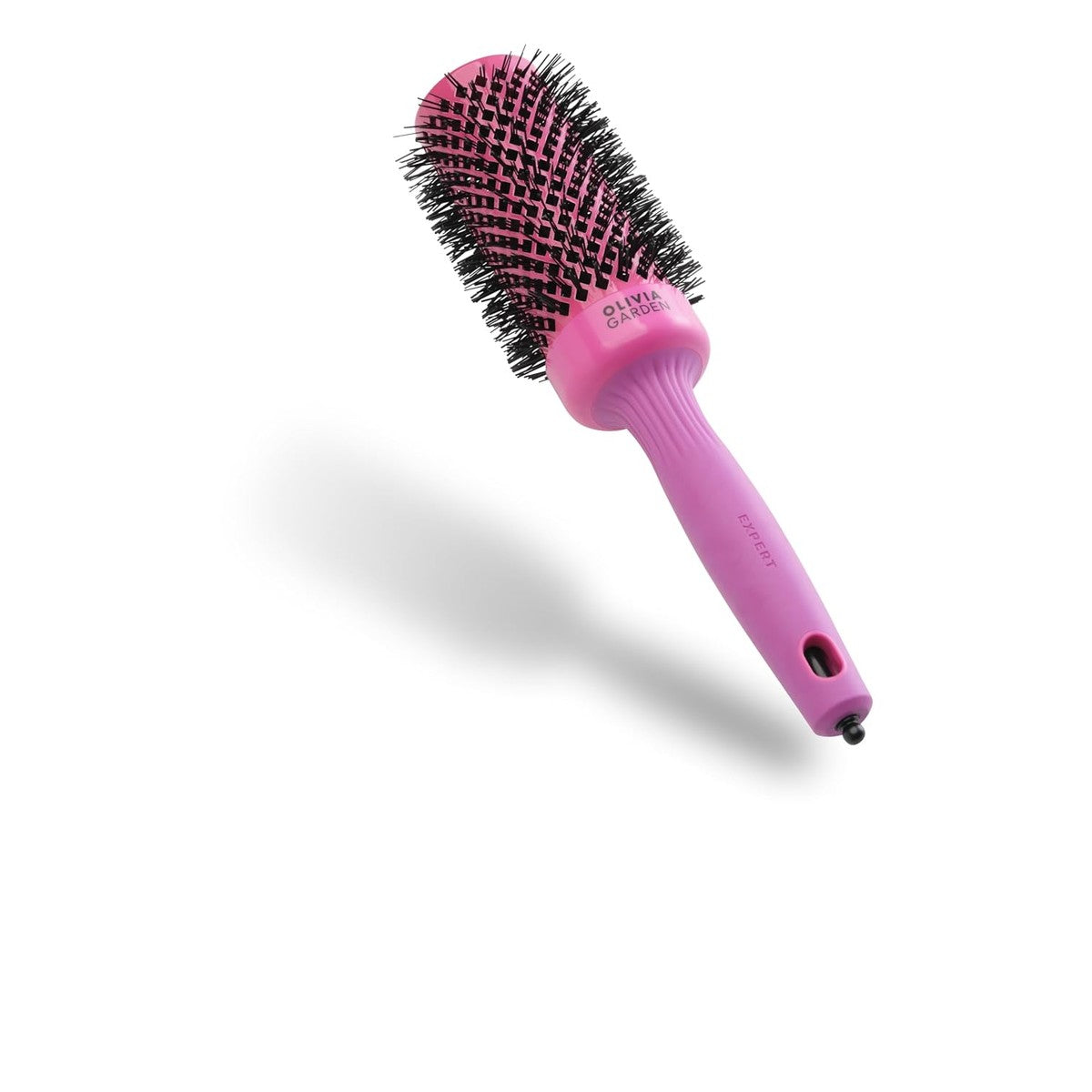 Olivia Garden Expert Blowout Shine Rundbürste aus Keramik, antistatisch, für glänzendes und krausfreies Styling