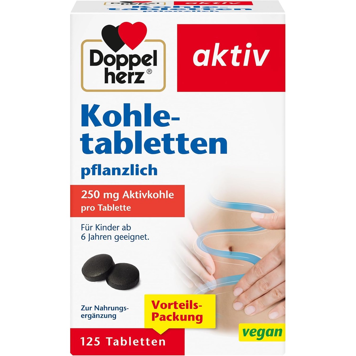 Doppelherz Plantaardige kooltabletten – Doppelherz