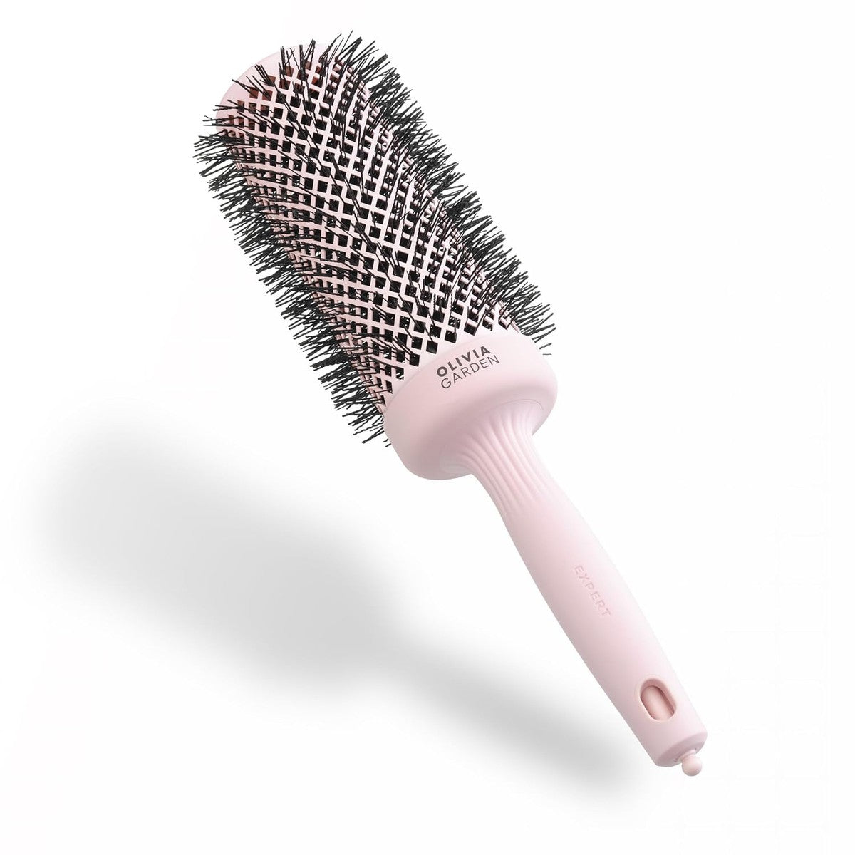 Olivia Garden Expert Blowout Speed - Pastelroze - 55 - Keramische ronde borstel met extra lange barrel voor 25% snellere blowouts