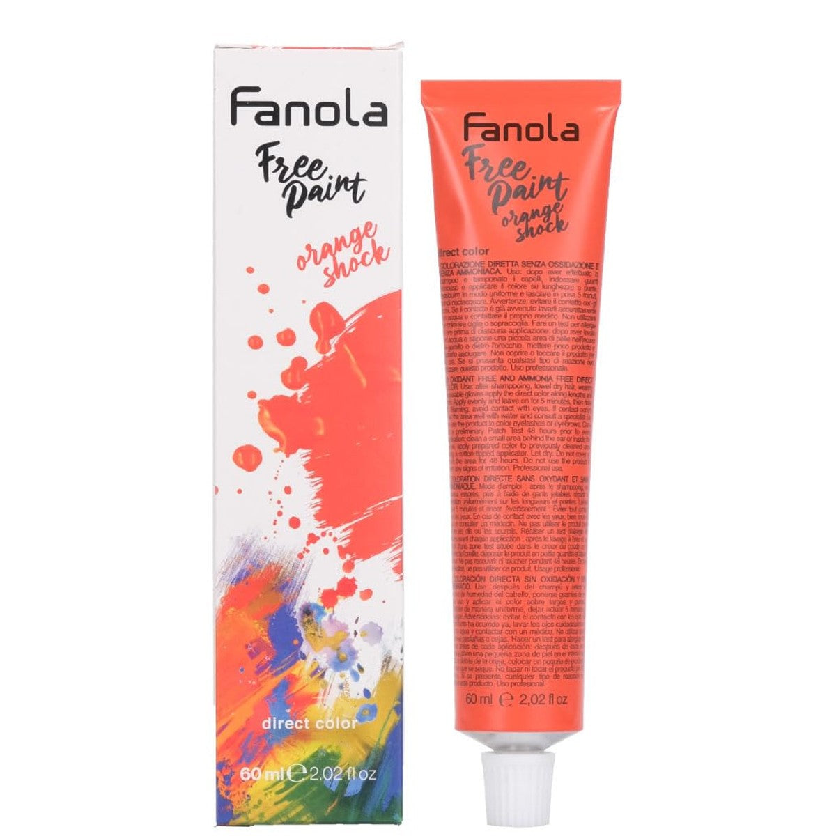 Fanola Free Paint Orange Shock, 100 ml