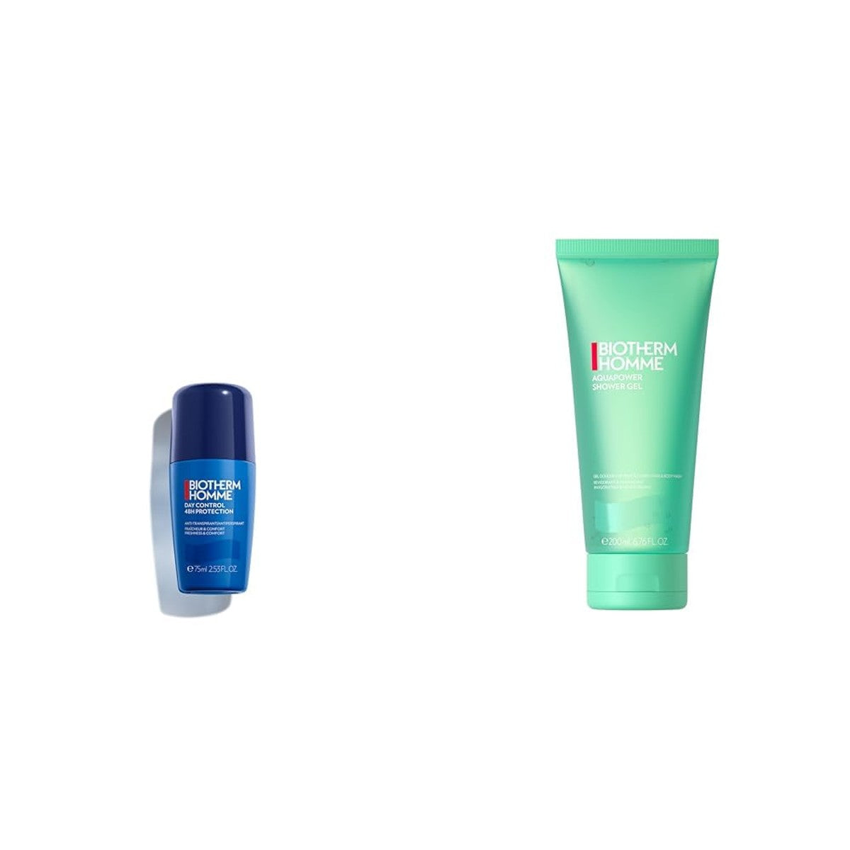Biotherm Homme Day Control 48H Roll-On Deodorant 75 ml & Homme Aquapower Shower Gel 200 ml