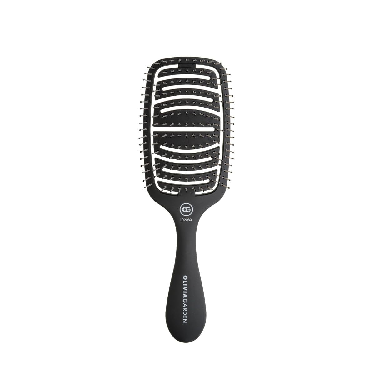 Essential Care Flex Dik Haarborstels, mat zwart