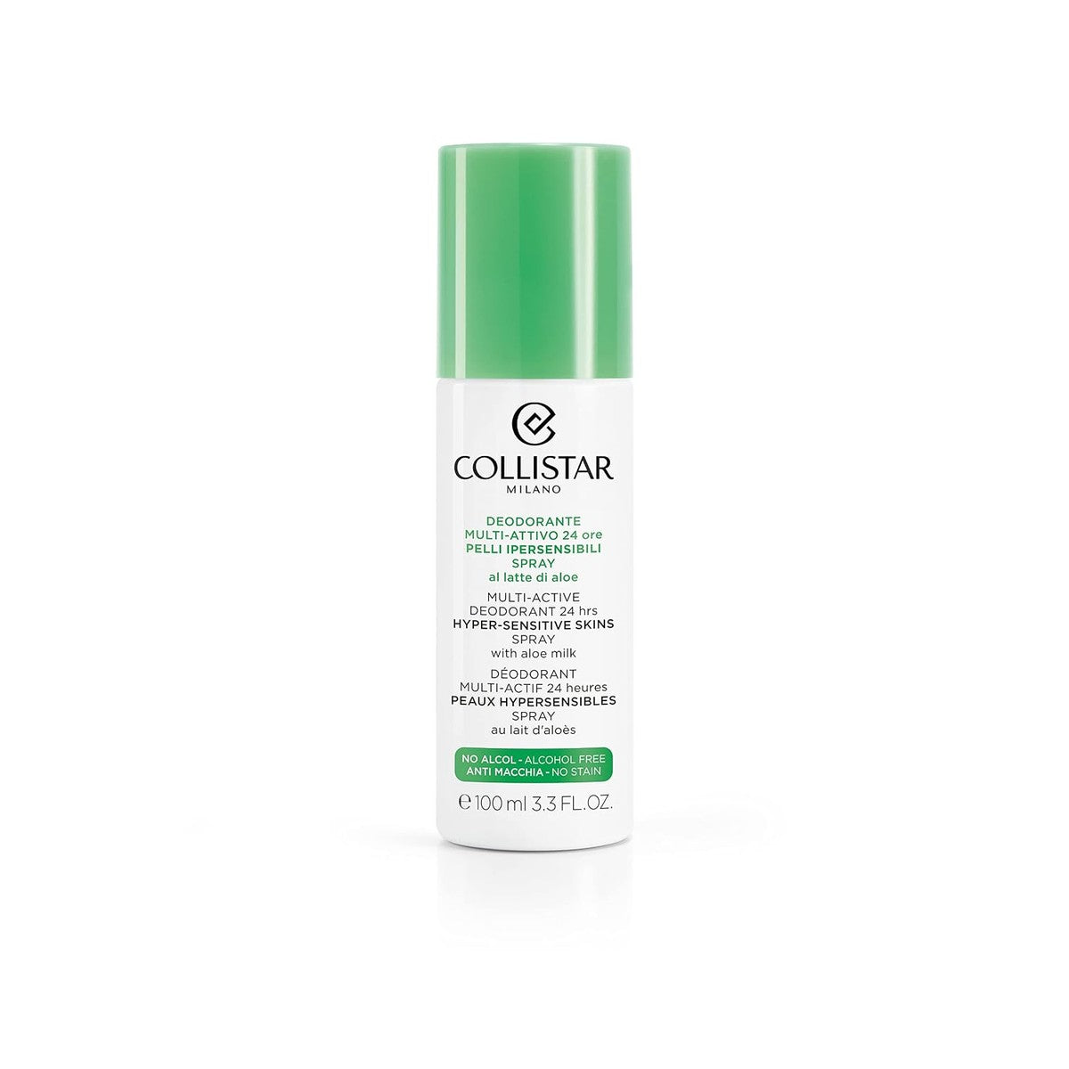 Collistar Multiactieve 24-uurs Deodorant Hypergevoelige Huid 100 ml