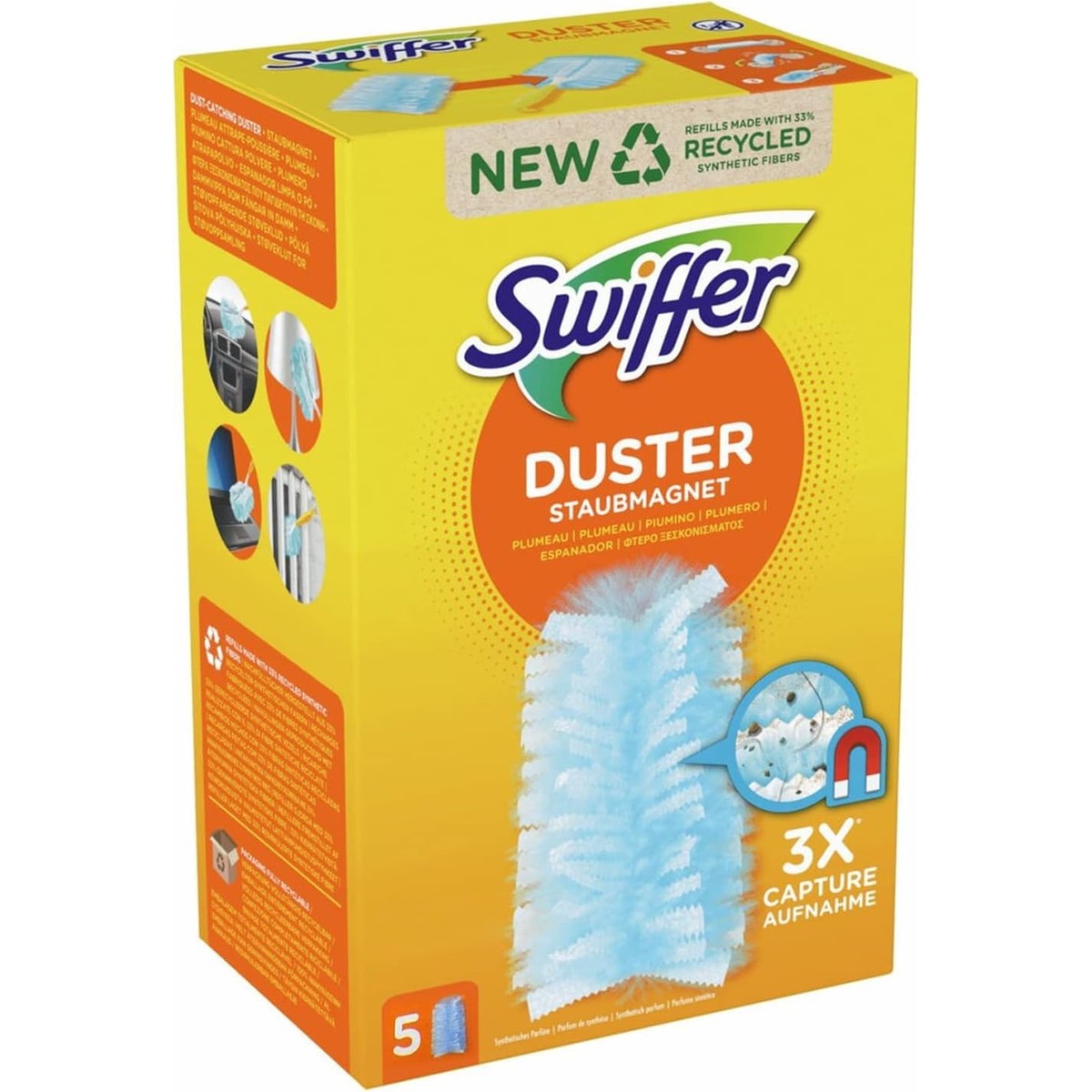 Swiffer stofmagneetdoekjes navulling, 5 stuks – Swiffer