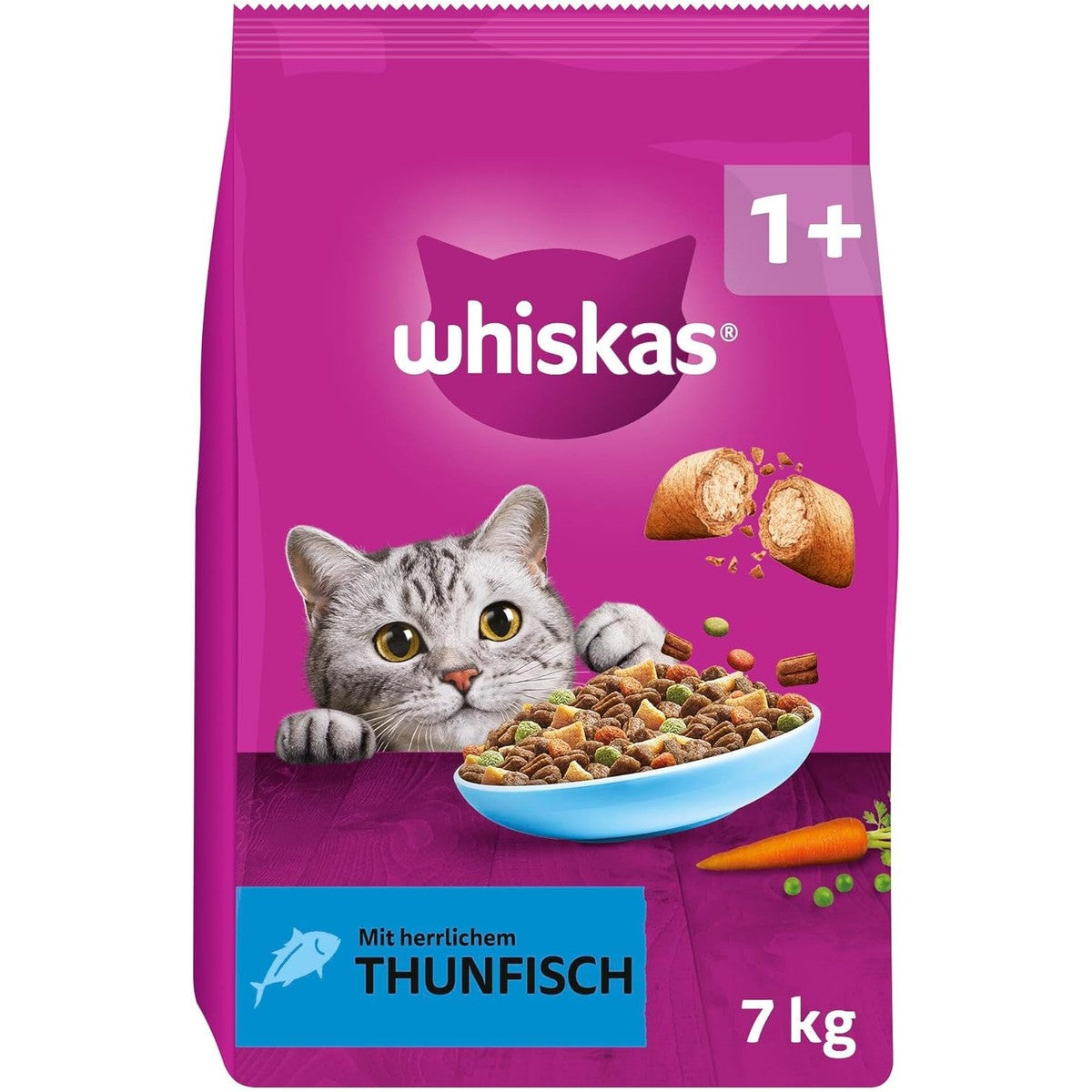Whiskas droogvoer kat tonijn 7 kg