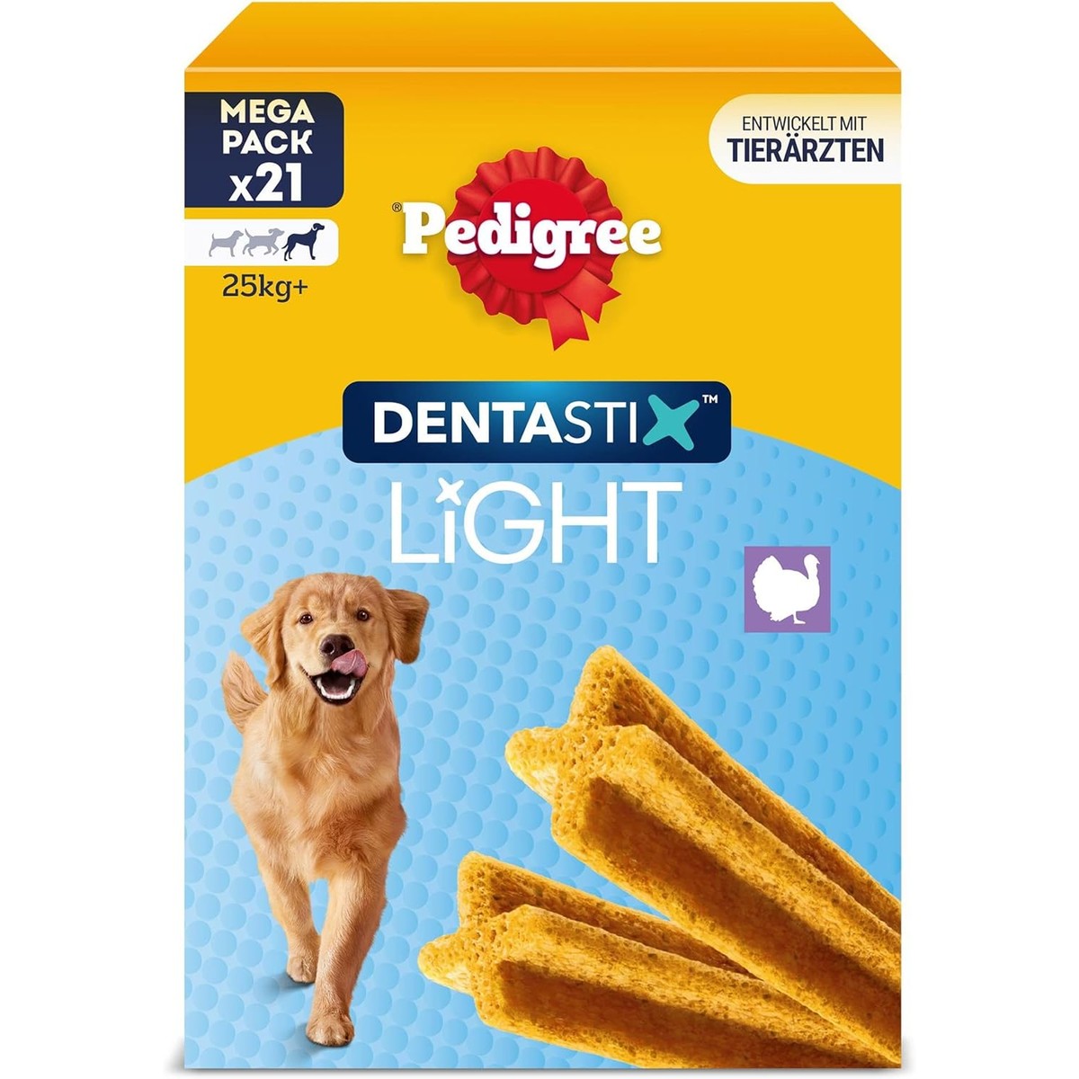 PEDIGREE DENTASTIX Light Multipack voor grote honden, 3 x 7 stuks – Pedigree