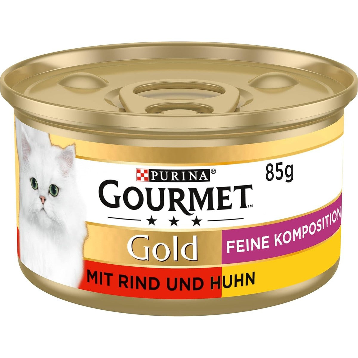 Gourmet Gold compositie natvoer kattenvoer rundvlees & kip 12 x 85 g