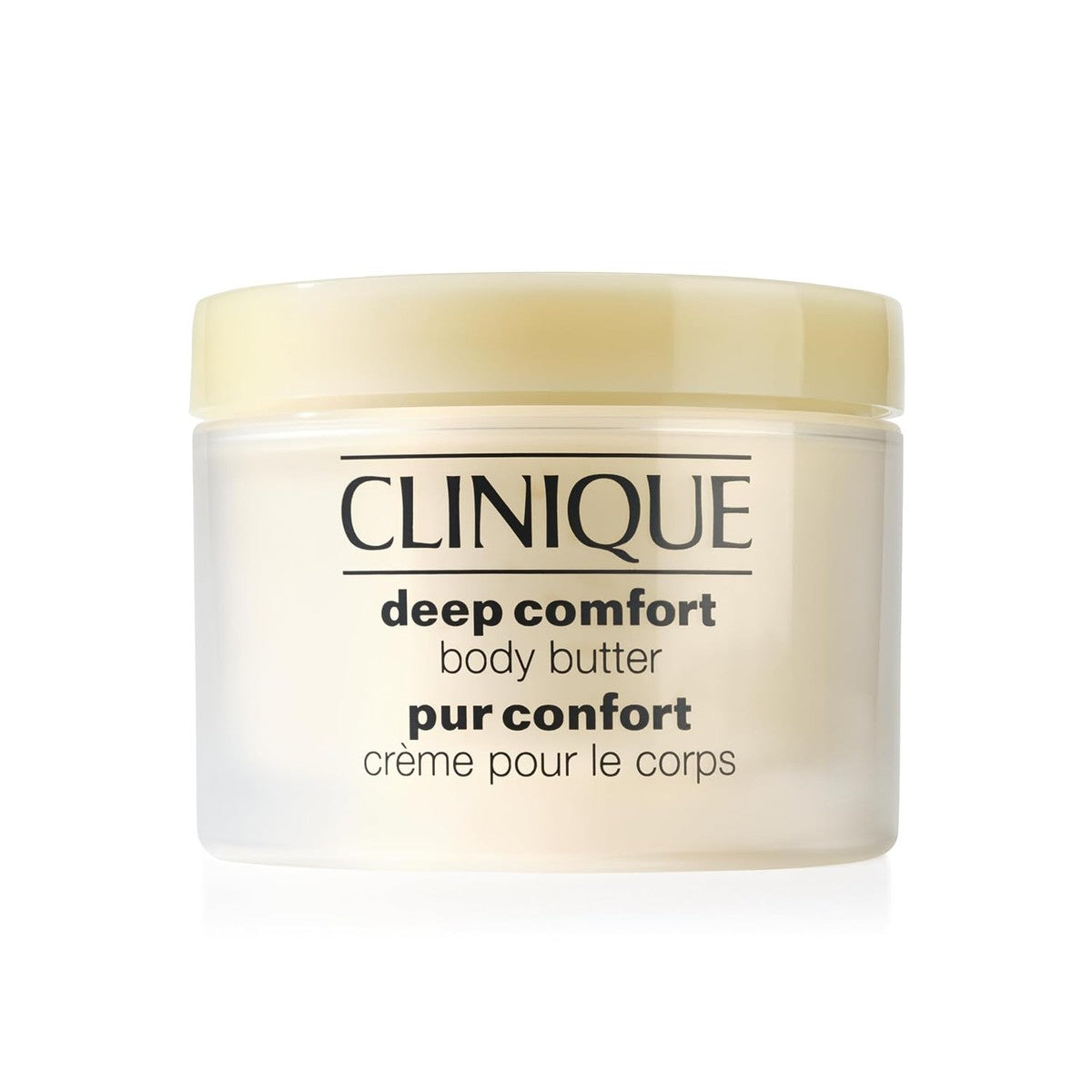 Clinique Deep Comfort™ Body Butter | Luxuriöse Körpercreme gegen trockene Haut, mit Hyaluronsäure, Sheabutter & Glycerin | seidig + reichhaltig