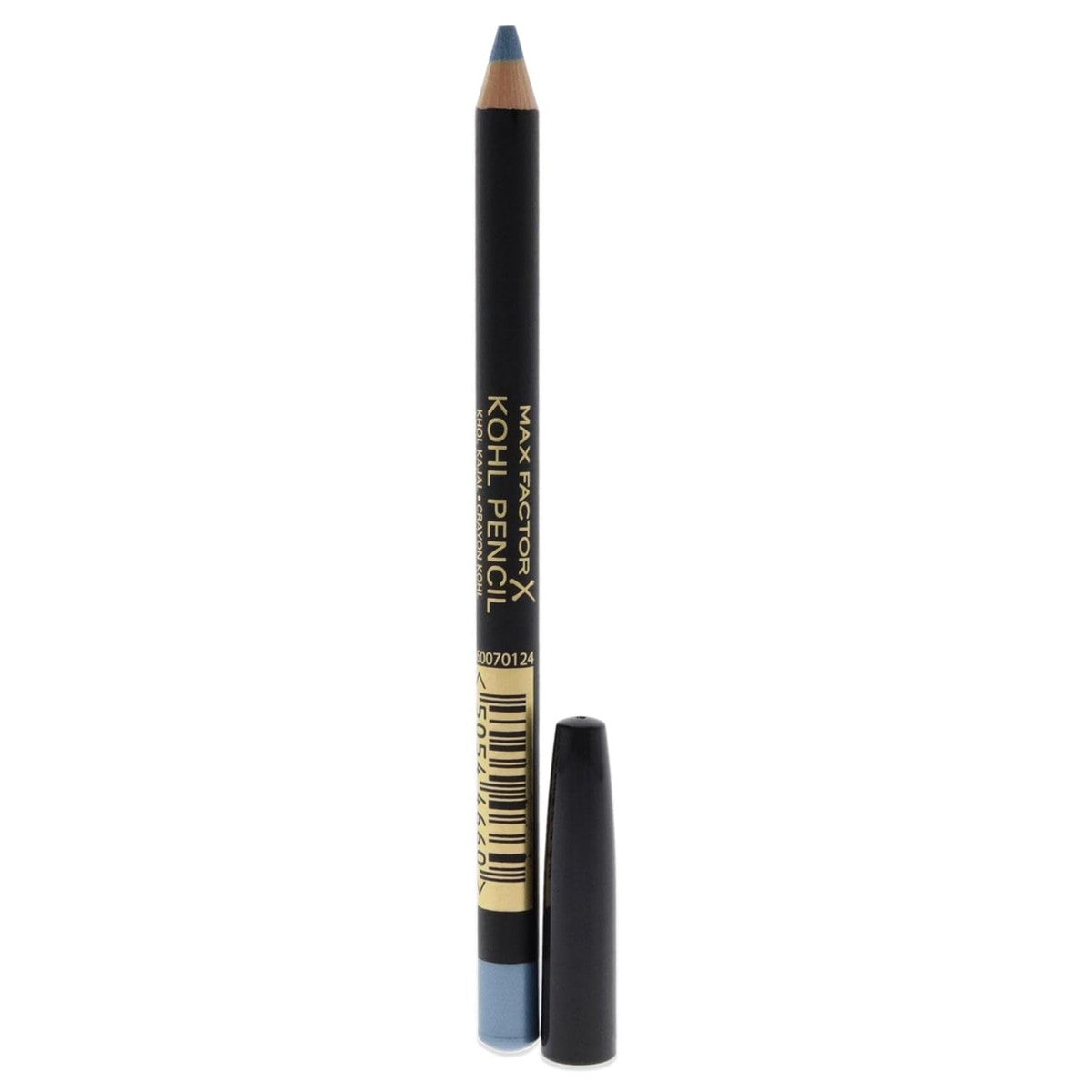 Max Factor Kohl Kajal Blue Ice Blue 60, blauwe kajal perfect voor smokey eyes, ooglidstreek aanbrengen gemakkelijk gemaakt, 1 x 4 ml – Max Factor